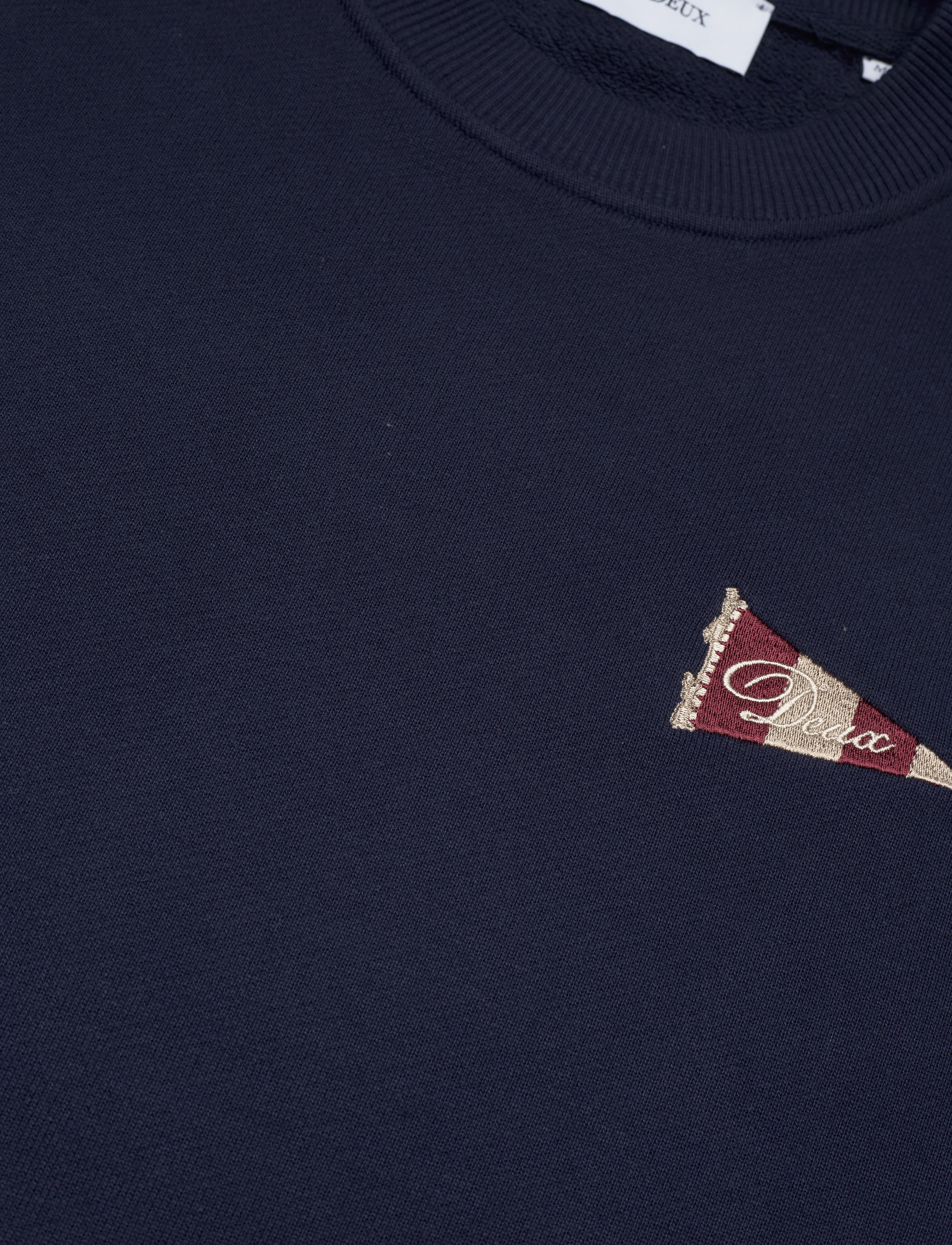 Les Deux - Flag Sweatshirt - dark navy - 3