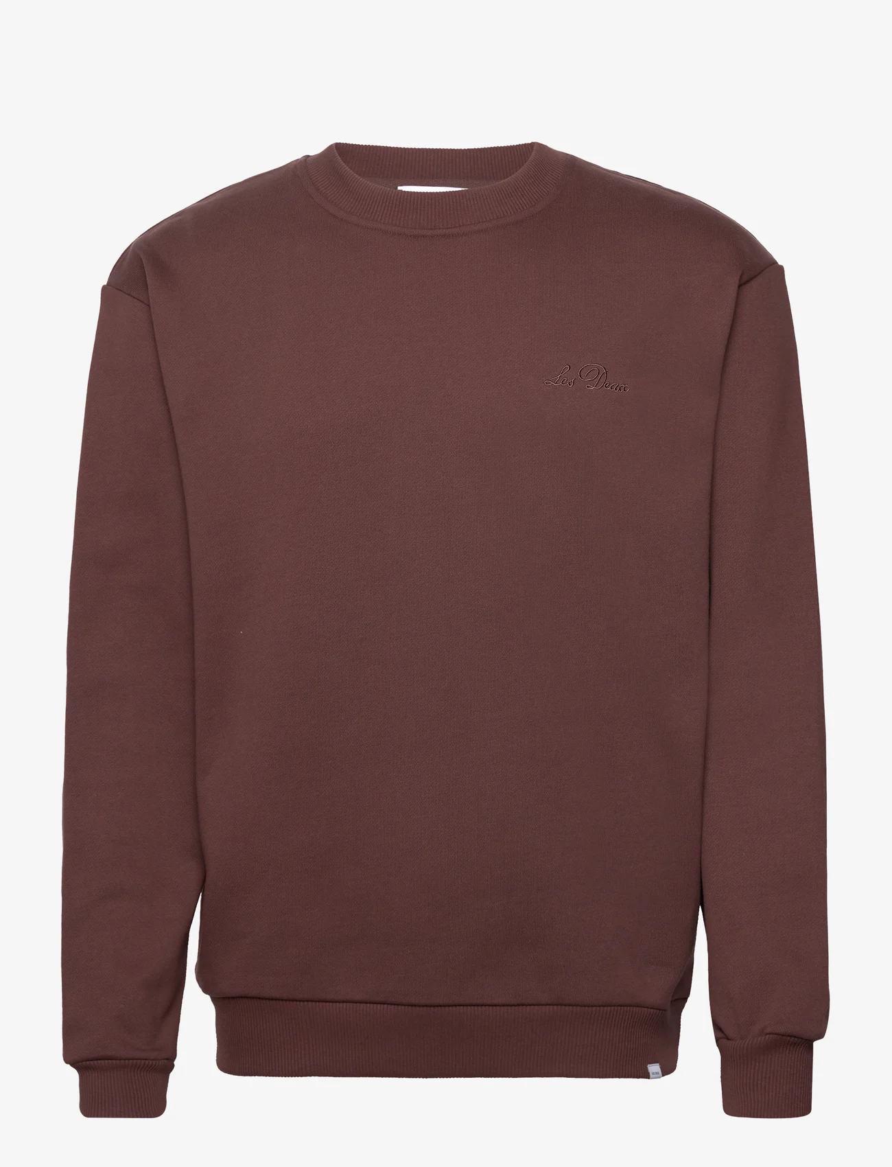 Les Deux - Crew Sweatshirt - sweatshirts - ebony brown - 0