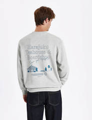 Les Deux - Harajuku Sweatshirt - sweatshirts - snow mÉlange/washed denim blue - 2
