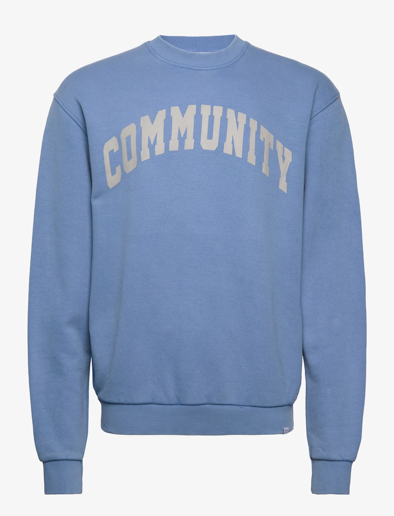 Les Deux - Deacon Sweatshirt - sweatshirts - washed denim blue/light sand - 0