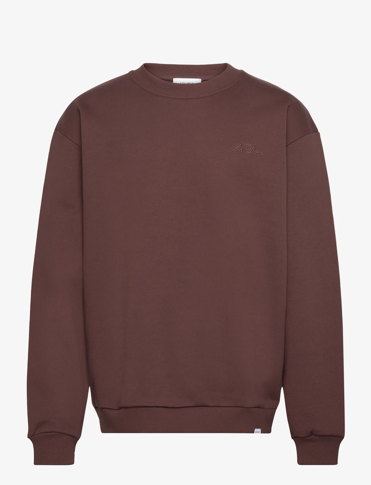 Les Deux - Crew Sweatshirt - sweatshirts - ebony brown - 0