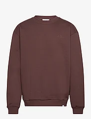 Les Deux - Crew Sweatshirt - sweatshirts - ebony brown - 0