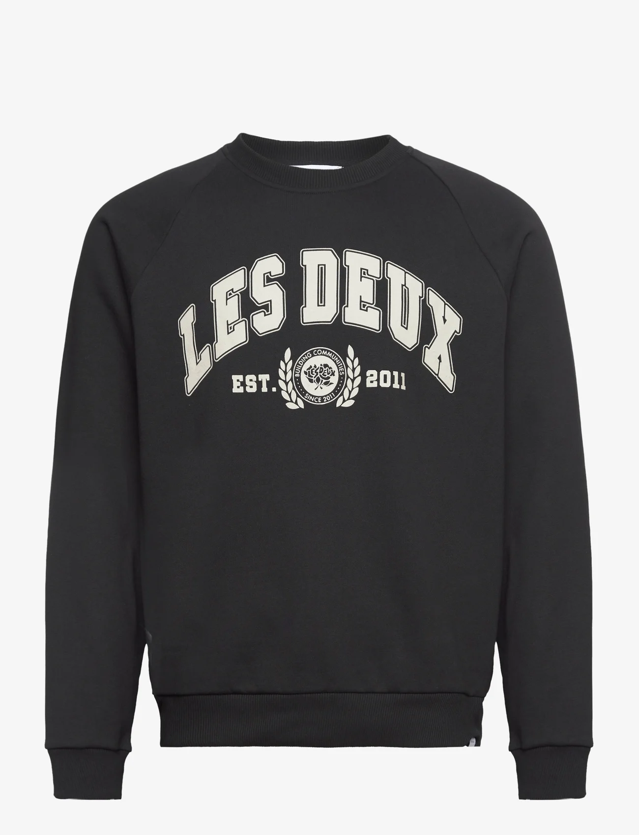 Les Deux - University Sweatshirt - sweatshirts - black/light desert sand - 0