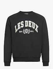 Les Deux - University Sweatshirt - sweatshirts - black/light desert sand - 0