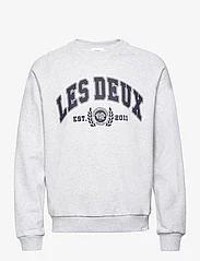 Les Deux - University Sweatshirt - sweatshirts - snow melange/dark navy - 0