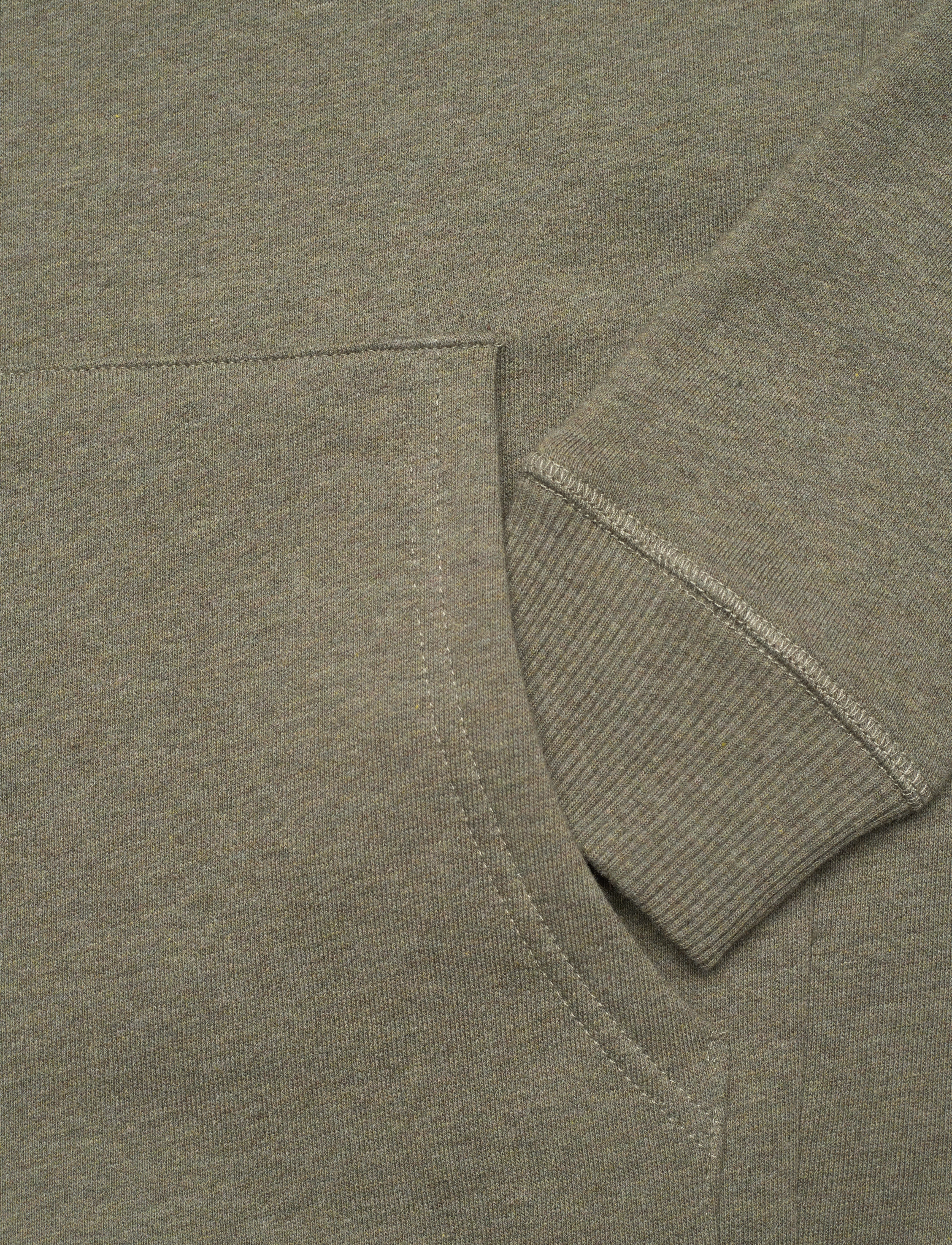 Les Deux - Piece Hoodie - lichen green mÉlange/ivory - 3