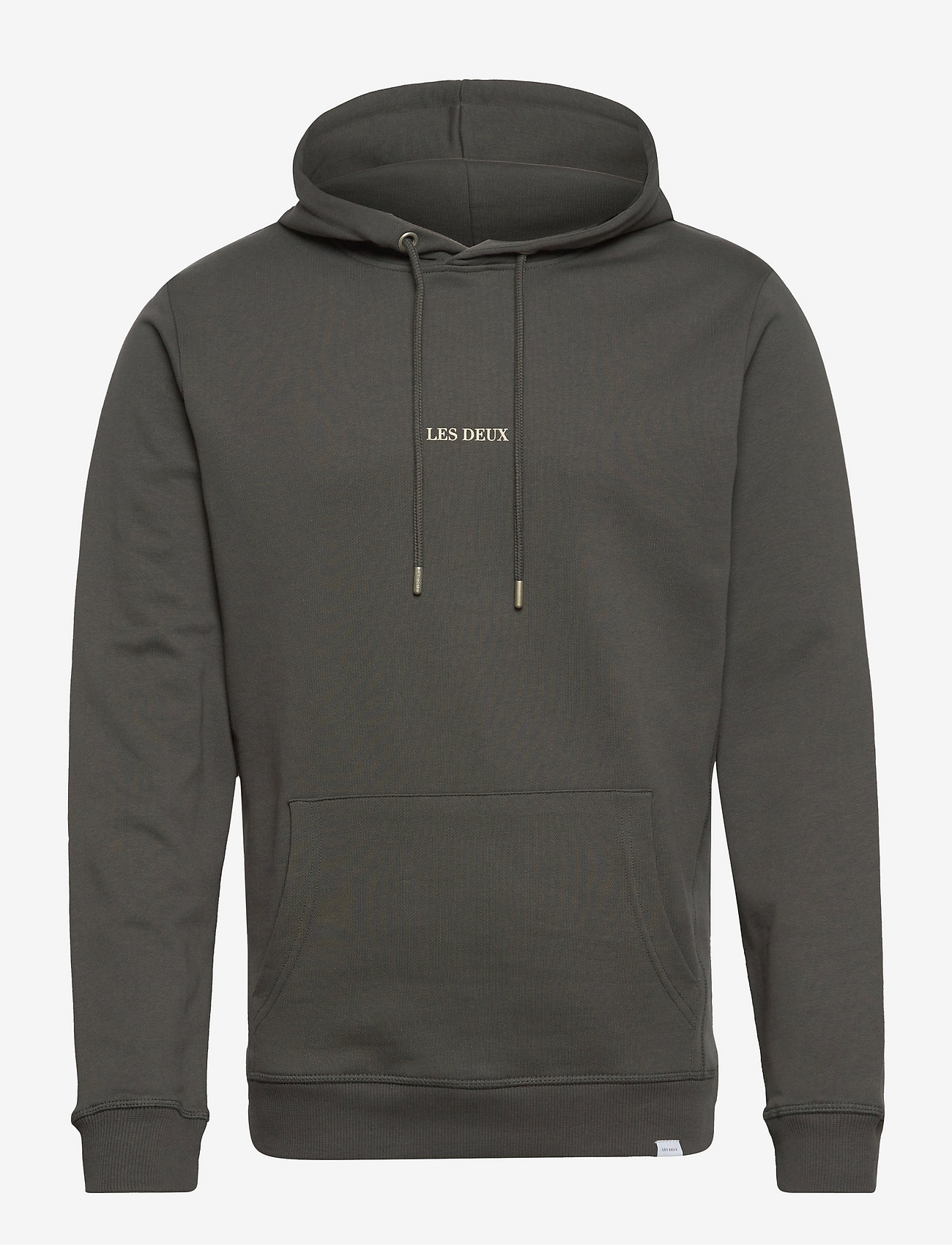 Les Deux - Lens Hoodie - raven/ivory - 0