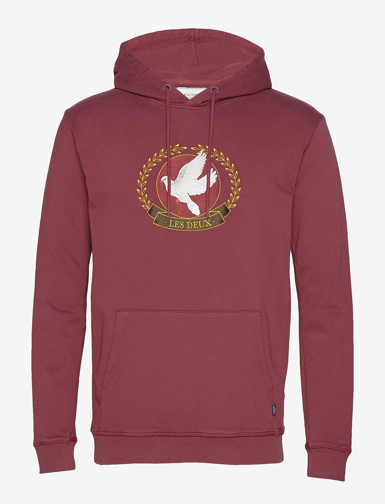 Les Deux - Liberty Hoodie - 6565-burgundy - 0