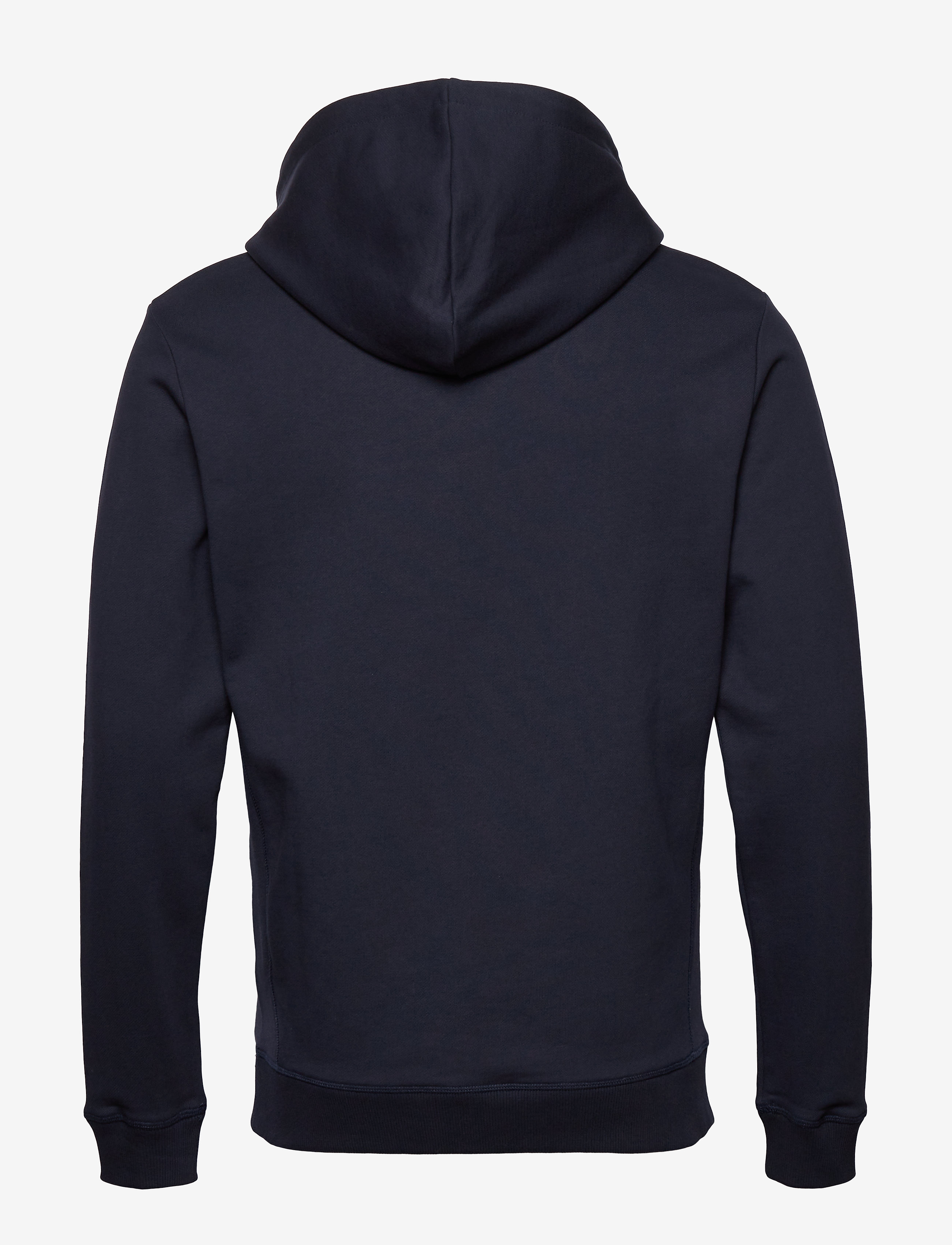 Les Deux - Fleur D'été Hoodie - dark navy/dark papaya flower pattern - 1