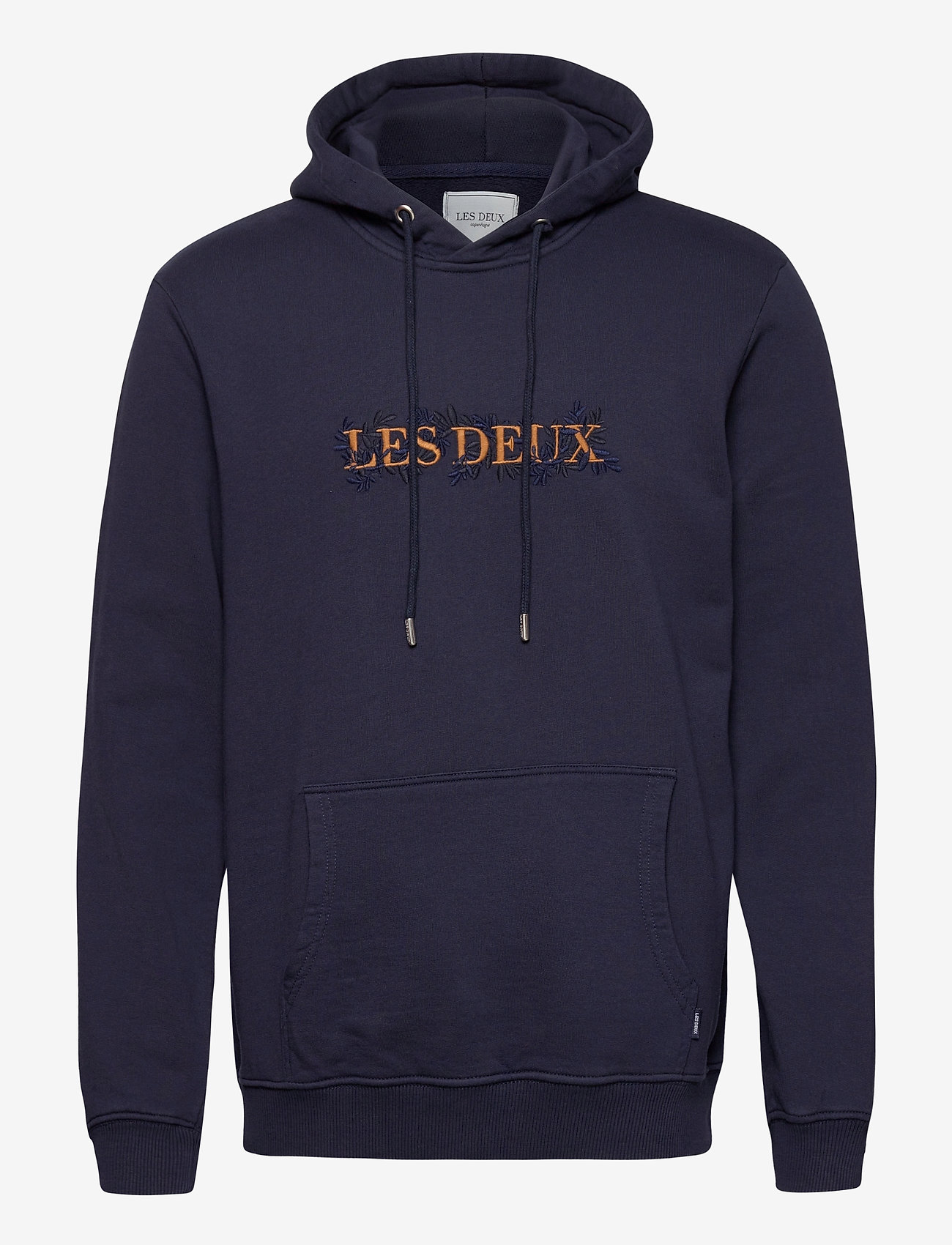 Les Deux - Leaves Hoodie - dark navy - 0