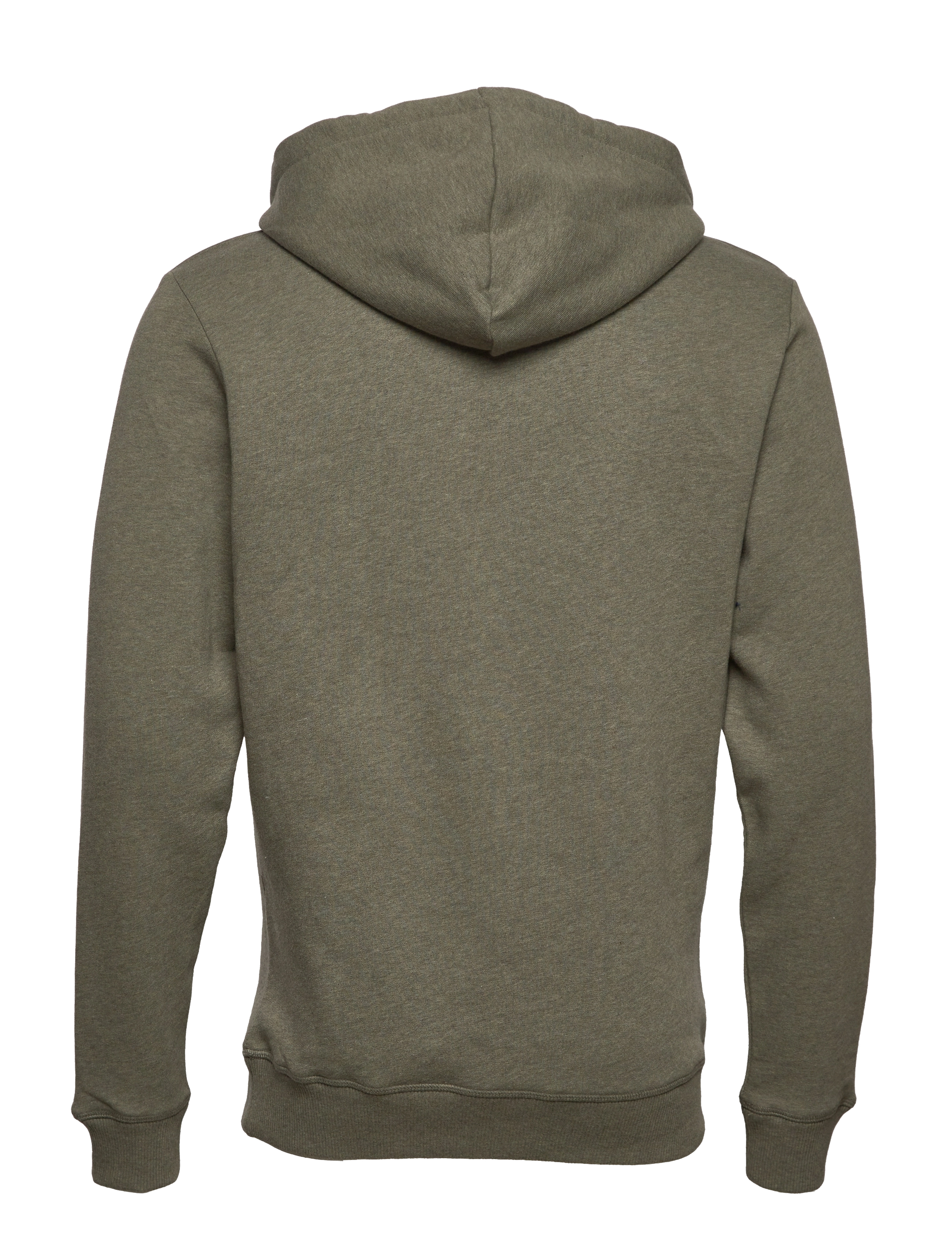 Les Deux - Crane Hoodie - lichen green melange/oyster gray - 1