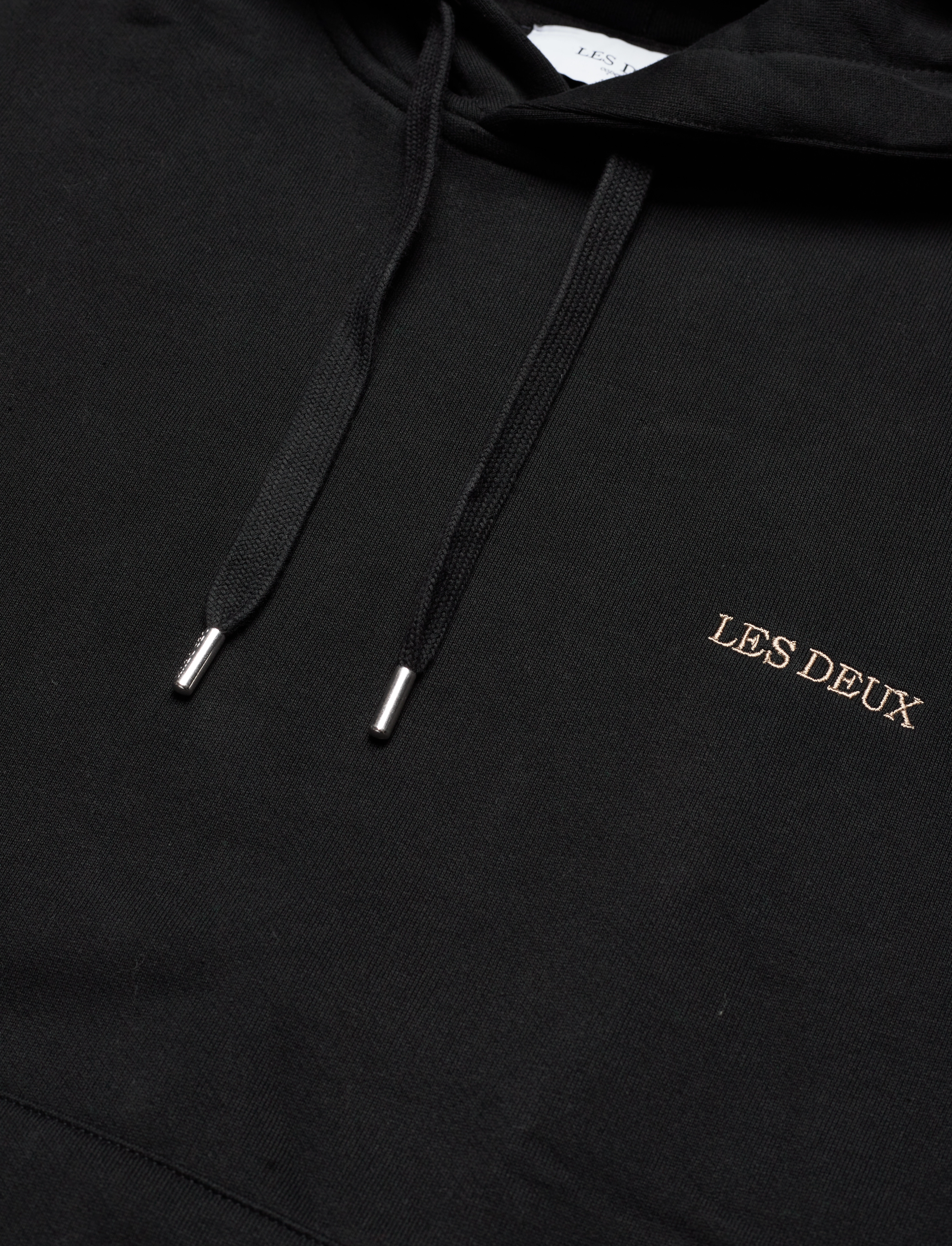 Les Deux - Diego Hoodie - black/dark sand - 2