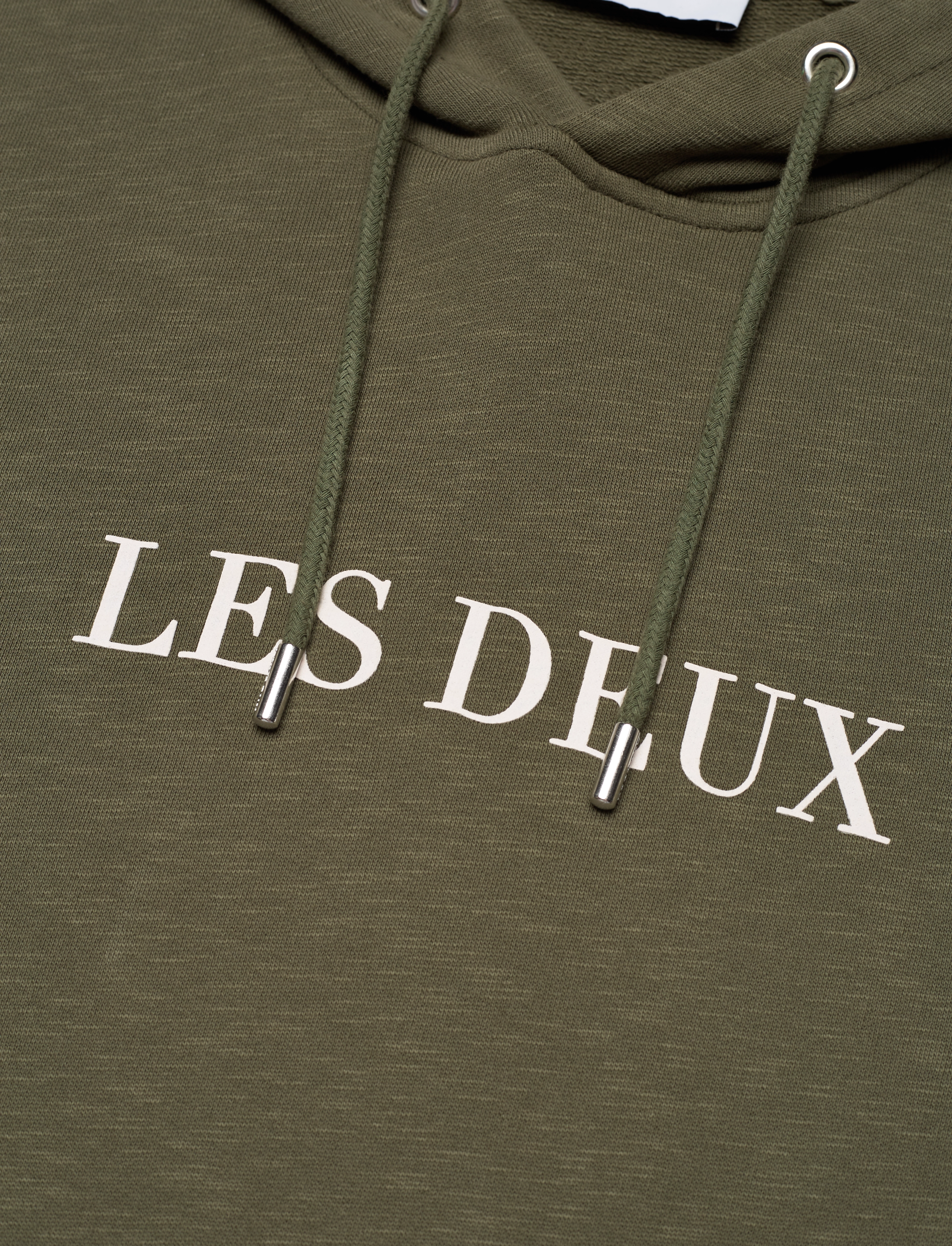 Les Deux - Les Deux Hoodie - olive night/ivory - 5
