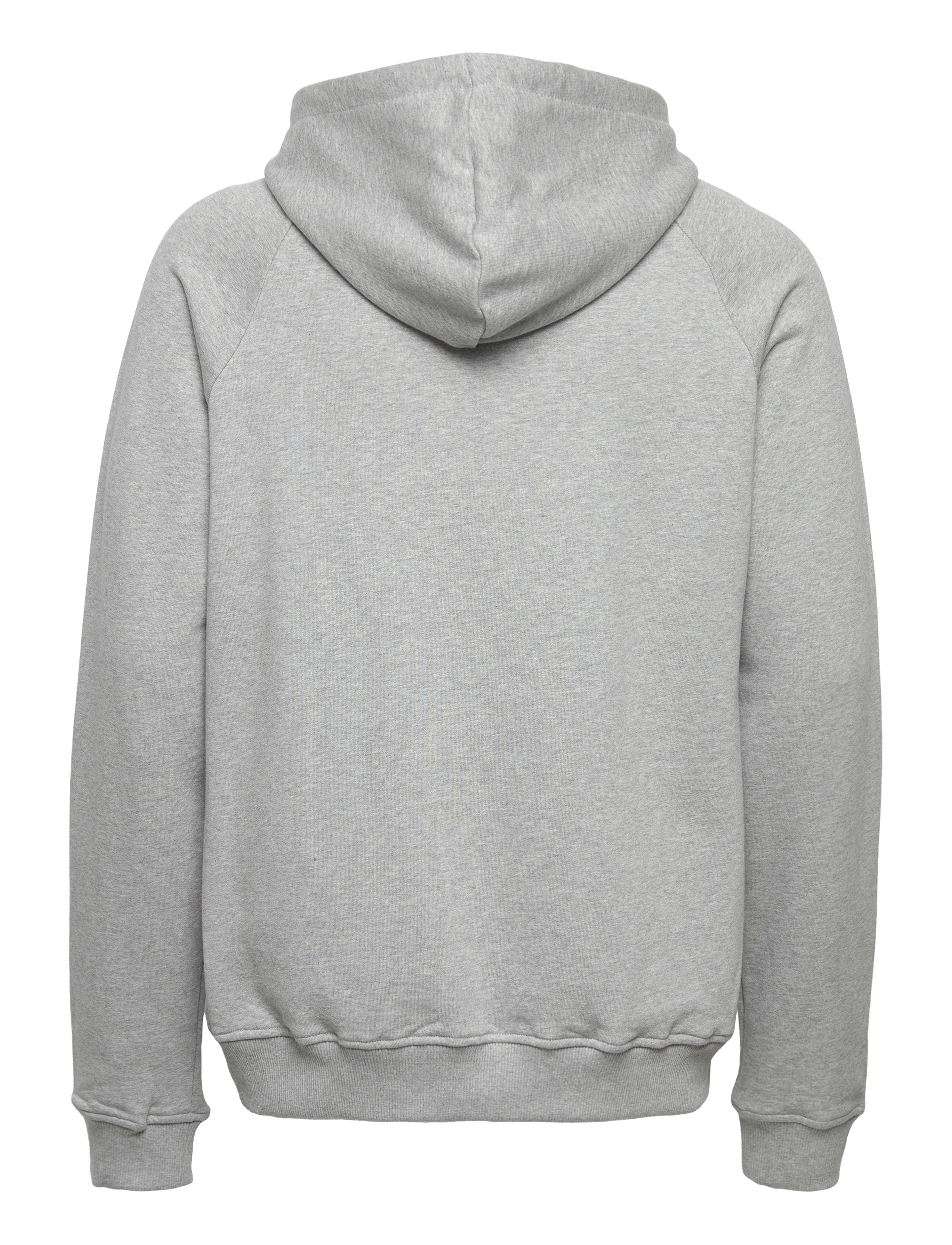 Les Deux - Nørregaard Hoodie - light grey melange/orange - 1