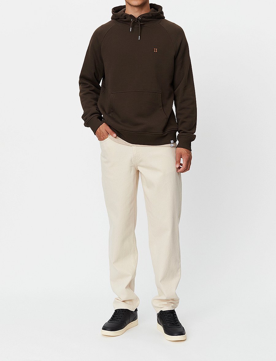 Les Deux - Nørregaard Hoodie - coffee brown/orange - 2