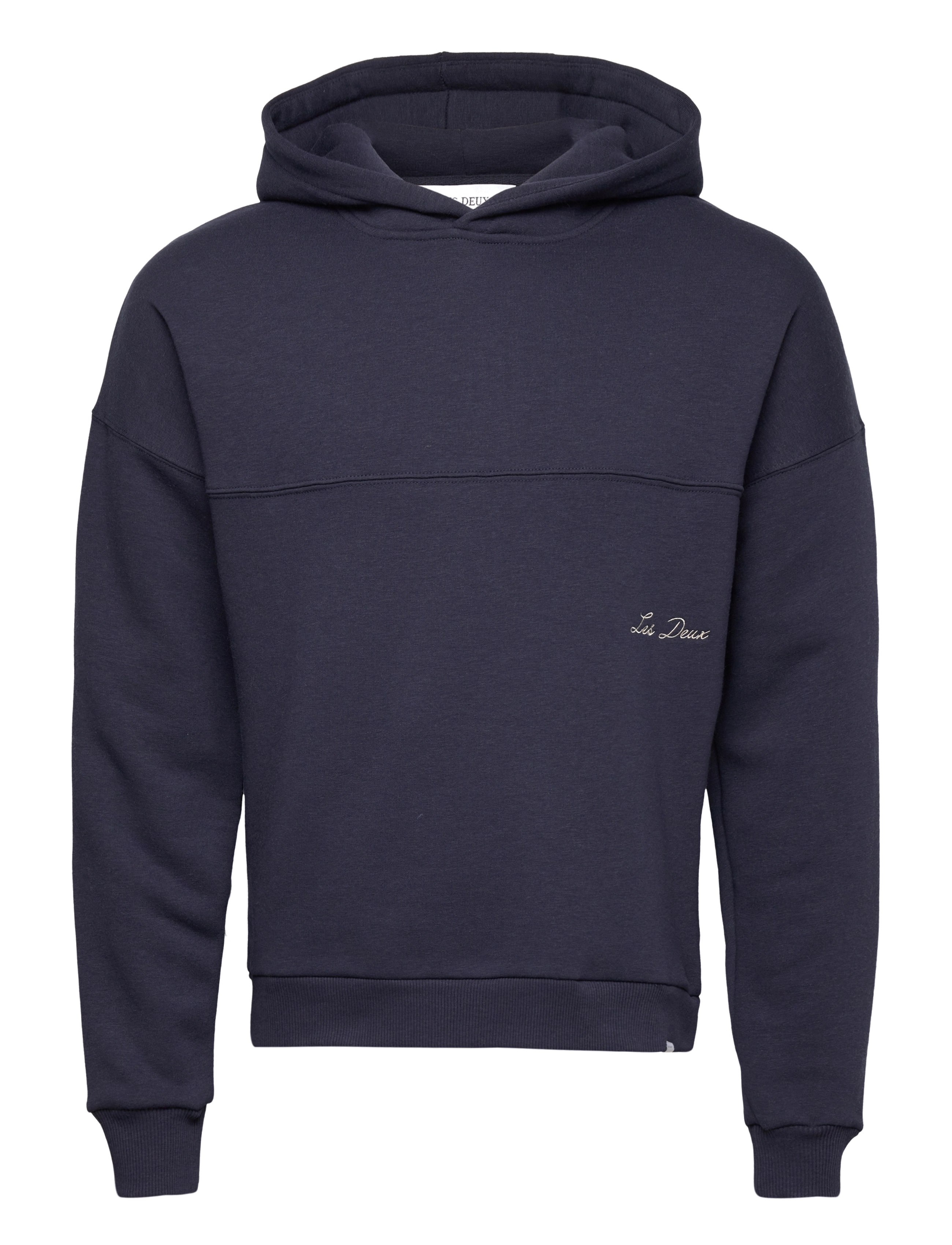 Carter Wool Hoodie - DARK NAVY/IVORY