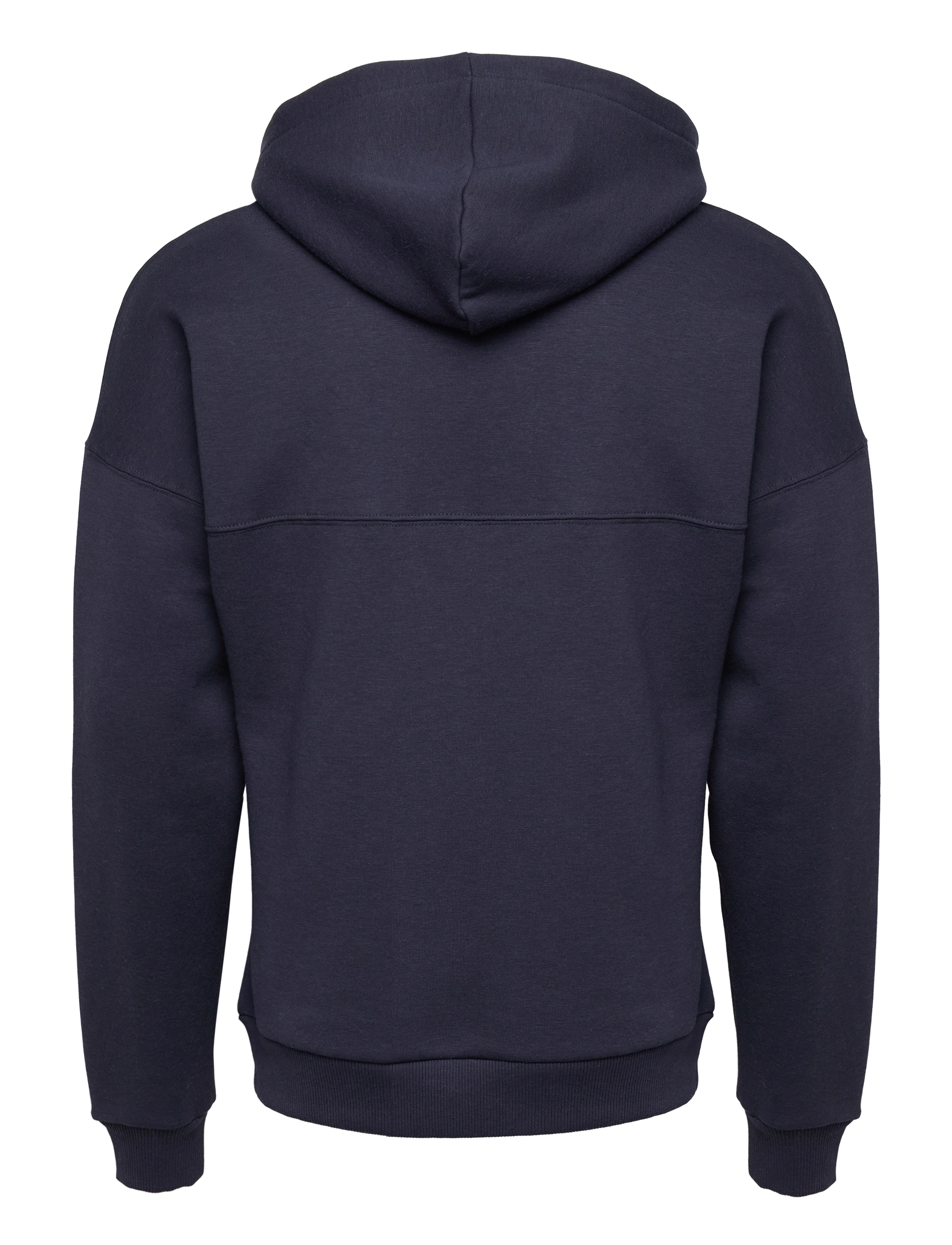 Les Deux - Carter Wool Hoodie - dark navy/ivory - 1
