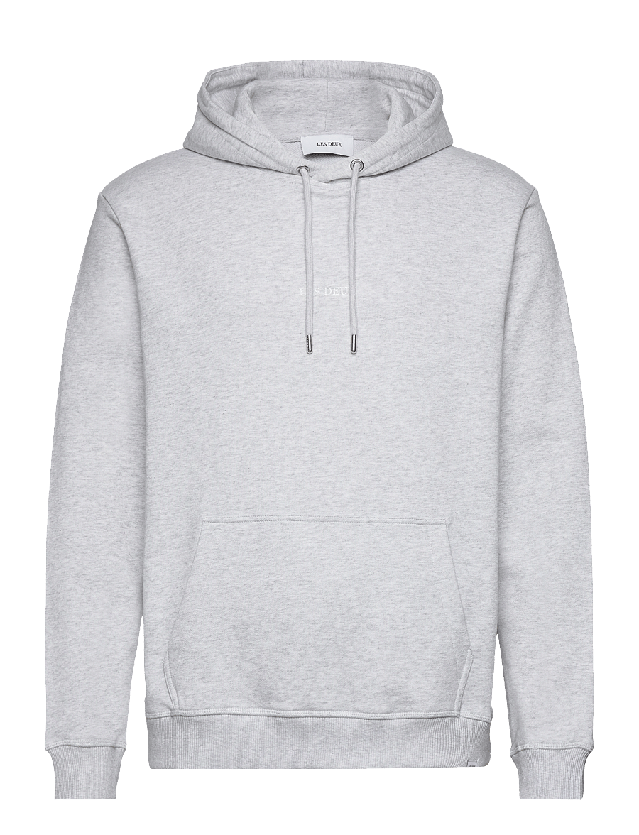 Les Deux - Lens Hoodie - Seasonal - snow melange/white - 0