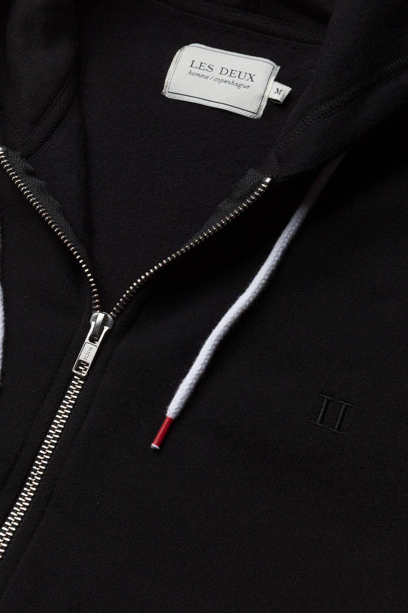 Les Deux - French Zipper Hoodie - black - 2