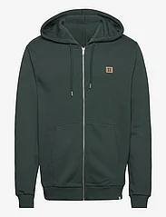 Les Deux - Piece Zipper Hoodie - hoodies - pine green - 0