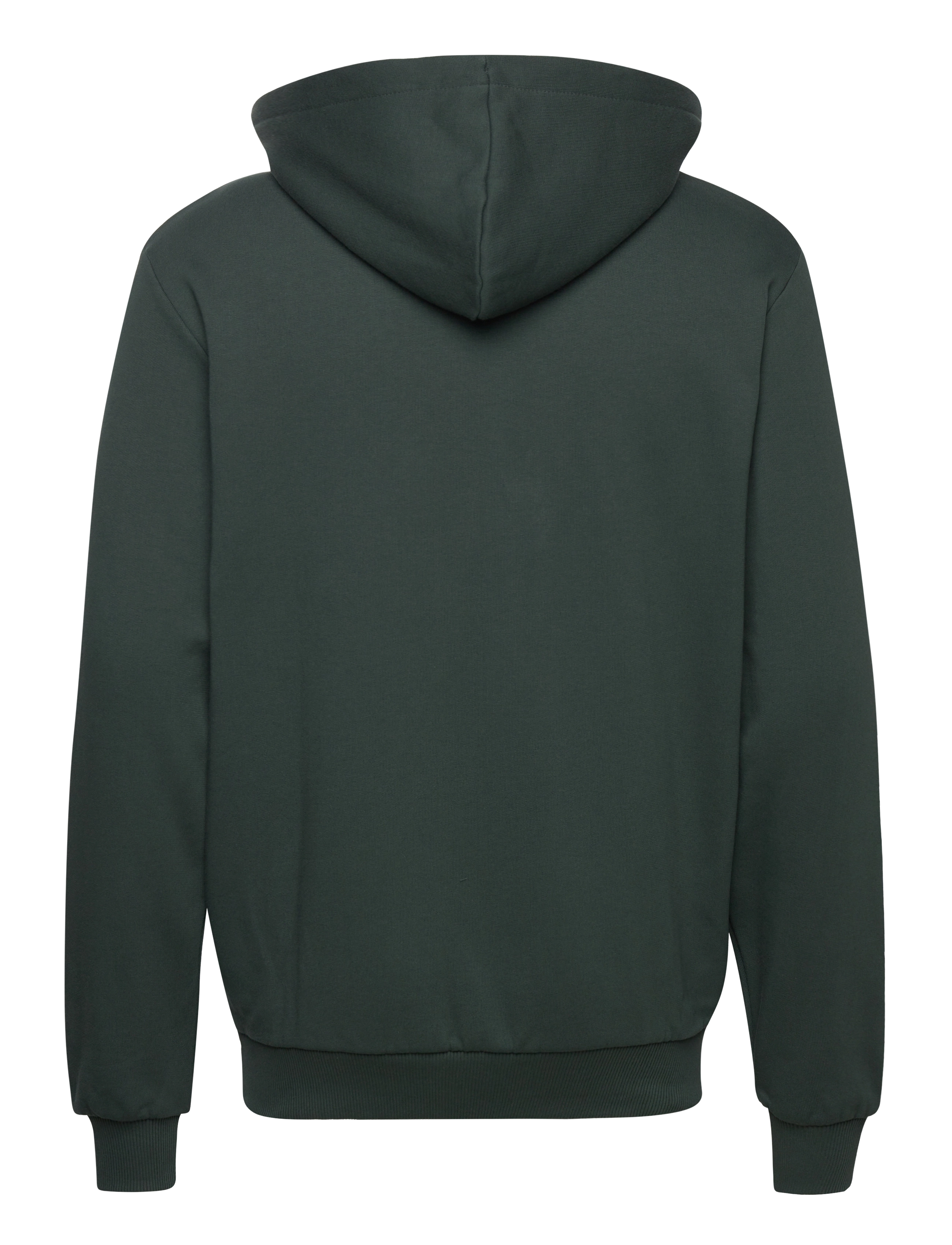 Les Deux - Blake Zipper Hoodie - pine green/dark sand - 1