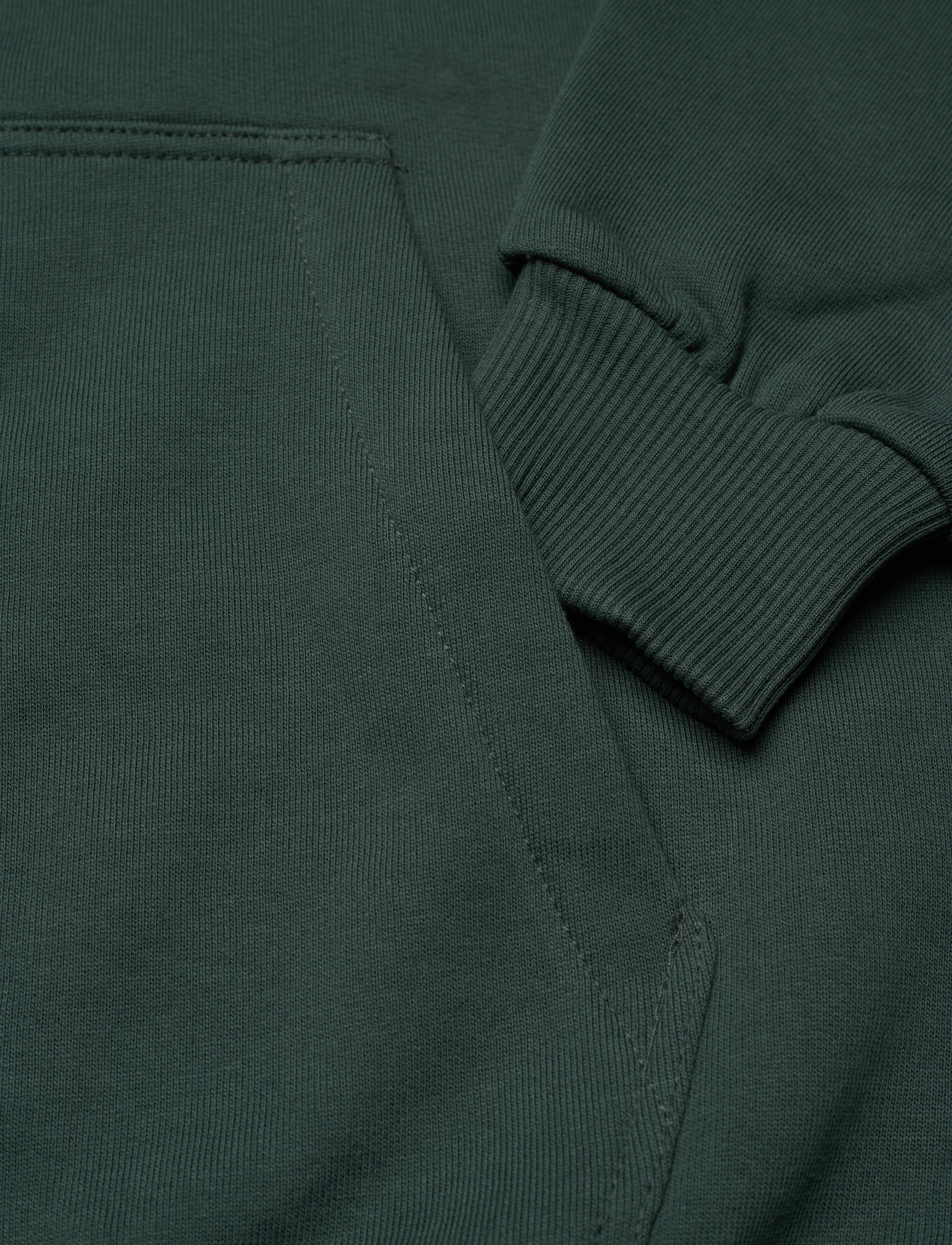 Les Deux - Blake Zipper Hoodie - pine green/dark sand - 4