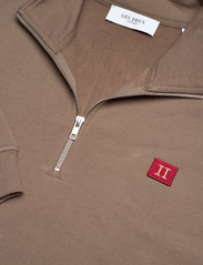 Les Deux - Piece Half-Zip Sweatshirt - sweatshirts - mountain grey/burnt red-dark sand - 2