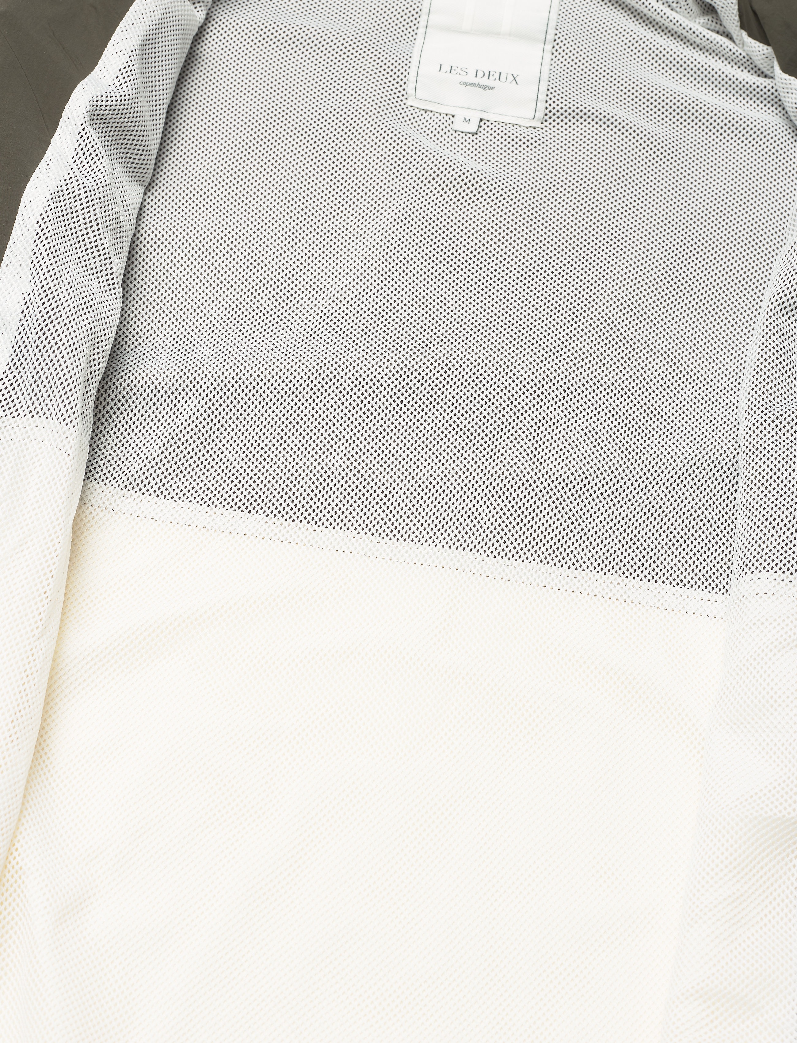 Les Deux - Jackson Track Jacket - deep forrest/off white - 4