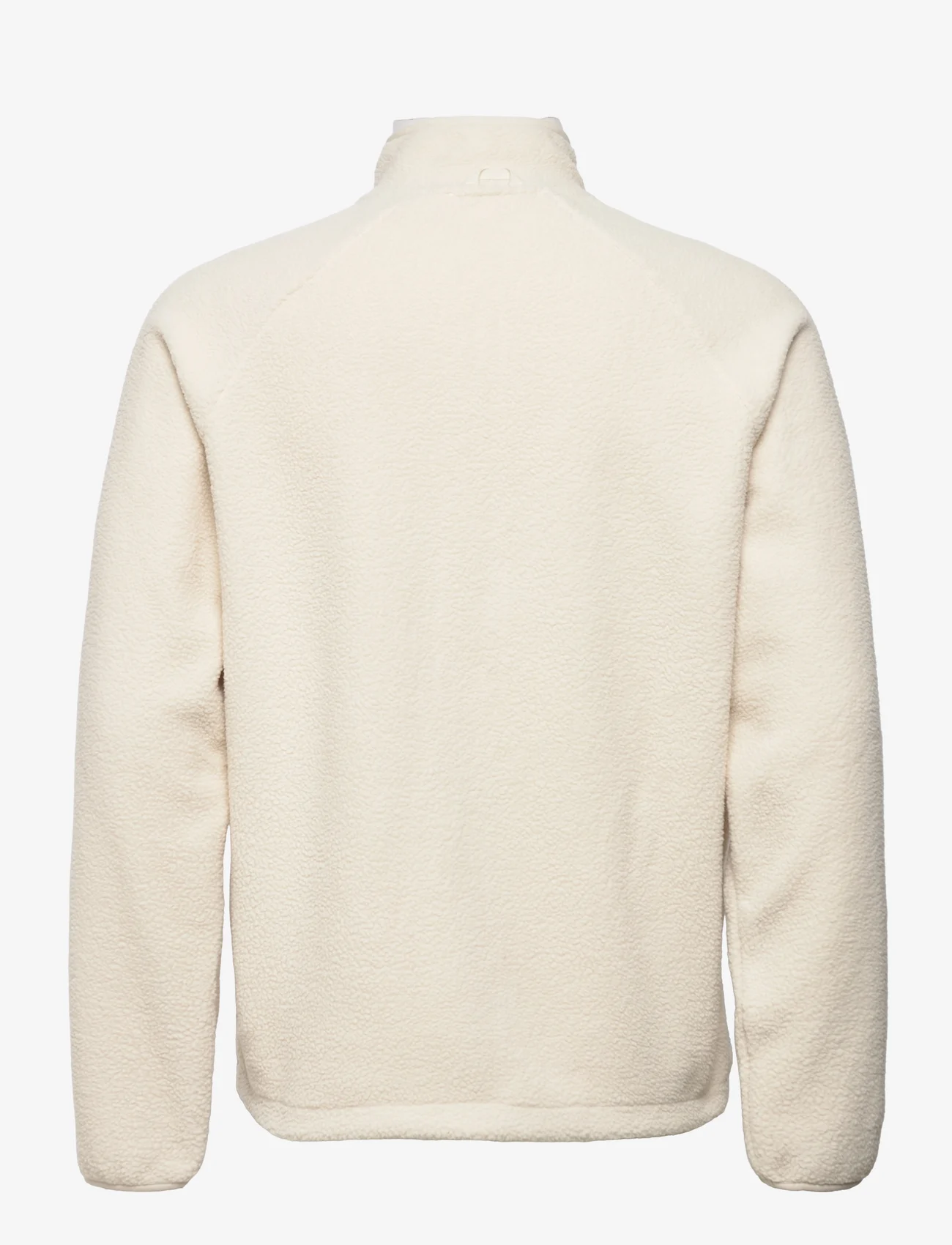 Les Deux - Duncan Pile Zipper Jacket - sweatshirts - ivory - 1