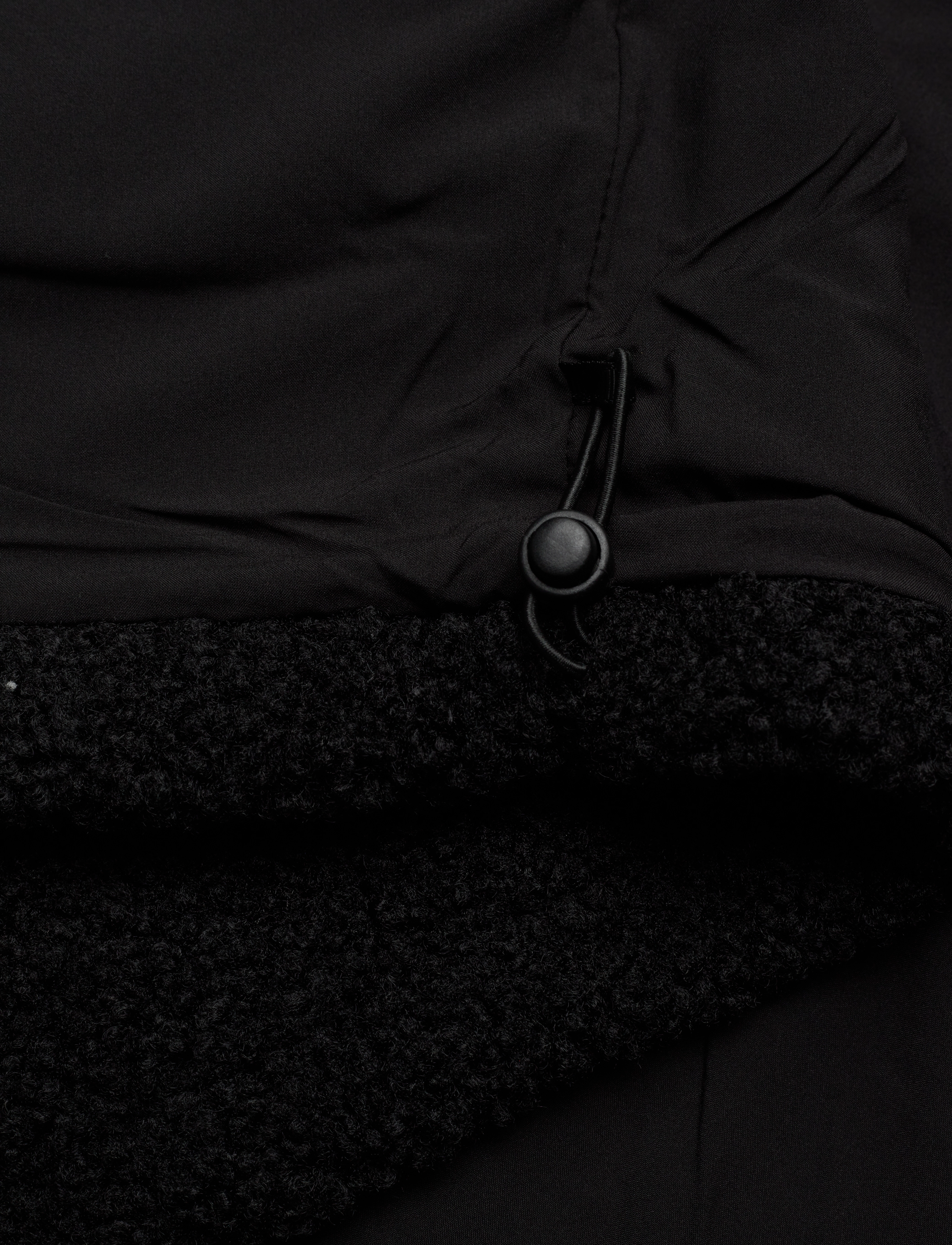 Les Deux - Johan Pile Track Jacket - black - 5