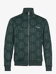 Les Deux - Ballier Jacquard Track Jacket - sweatshirts - pine green/ivory - 0