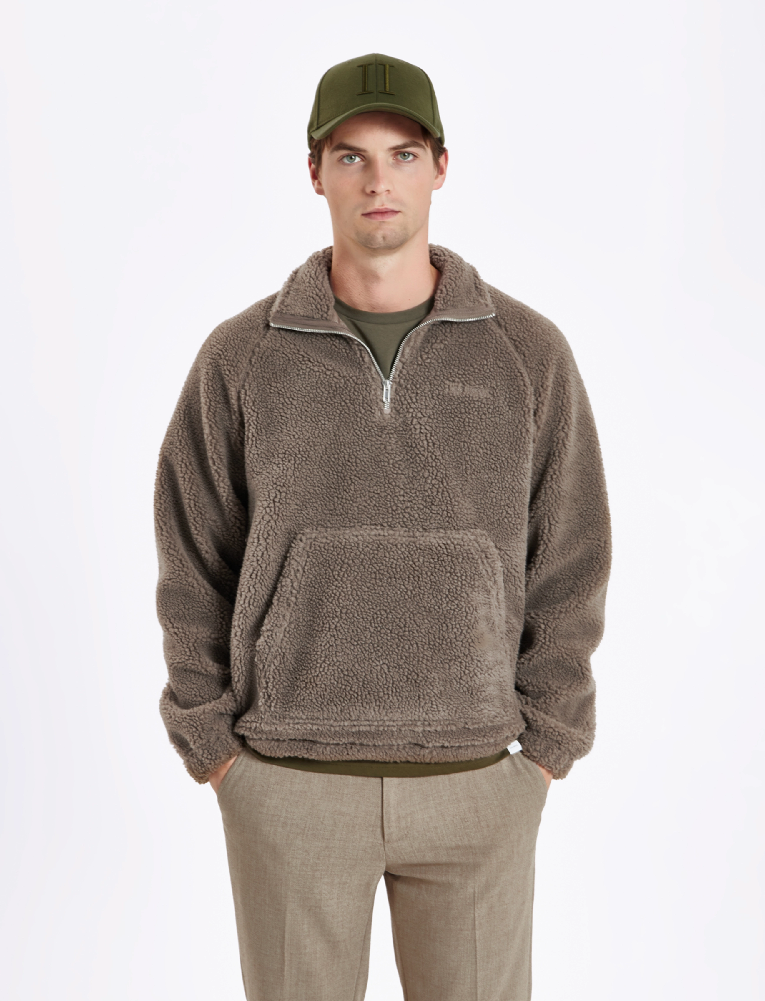 Les Deux - Ren Half-Zip Jacket - mountain grey - 2