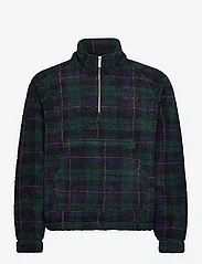 Les Deux - Ren Half-Zip Jacket - sweatshirts - pine green/dark navy - 0