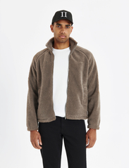 Les Deux - Ren Zipper Jacket - megztiniai ir džemperiai - mountain grey - 2