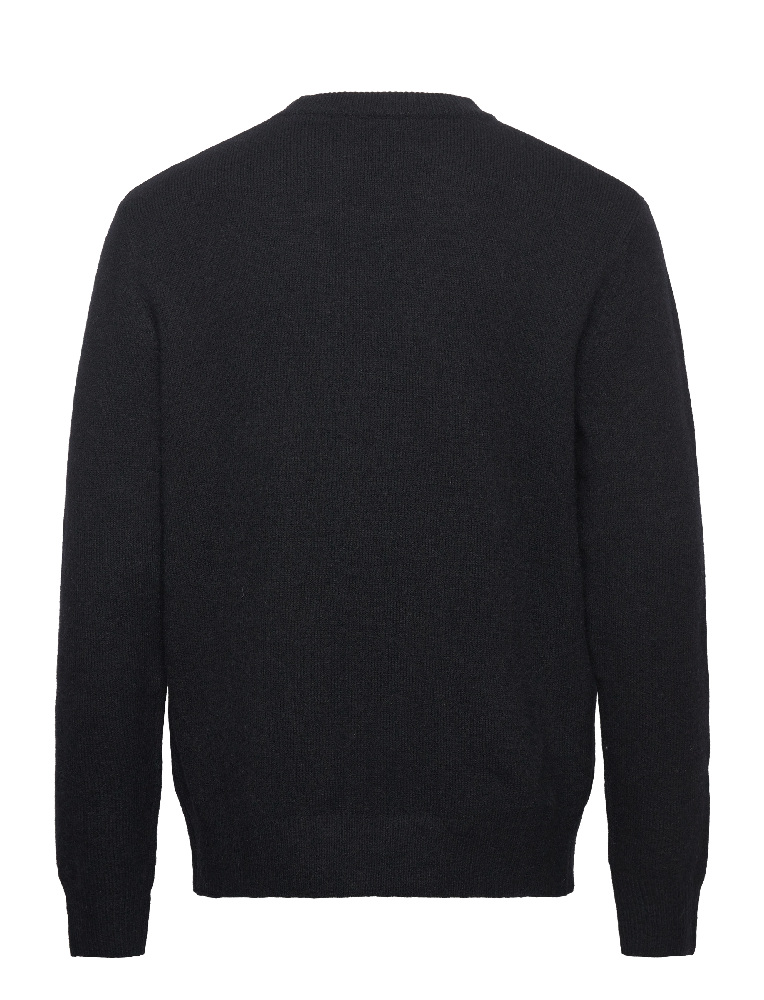 Les Deux - Encore Intarsia Recycled Knit - black/ivory - 2