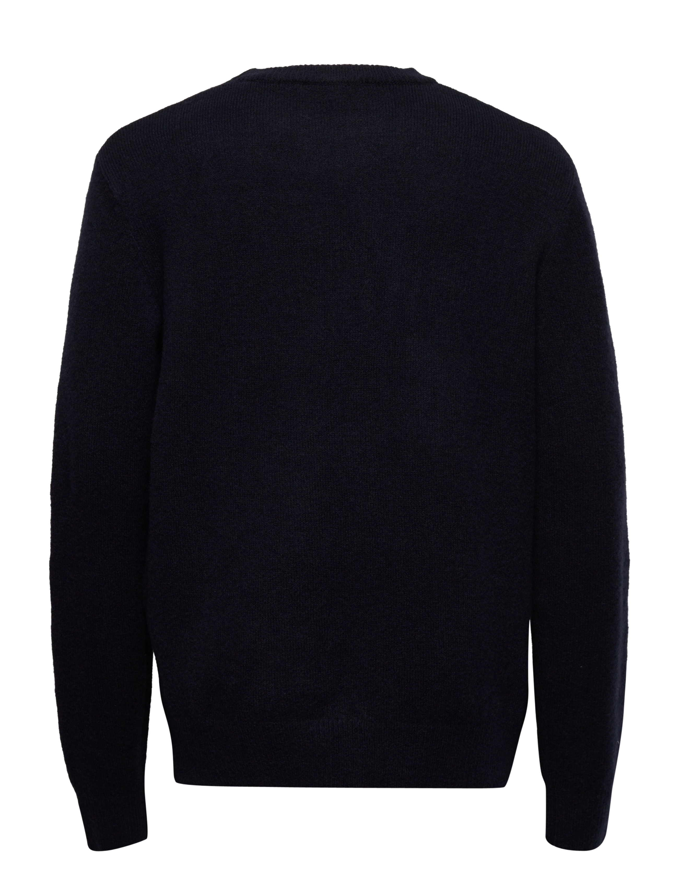 Les Deux - Encore Intarsia Recycled Knit - dark navy/ivory - 2
