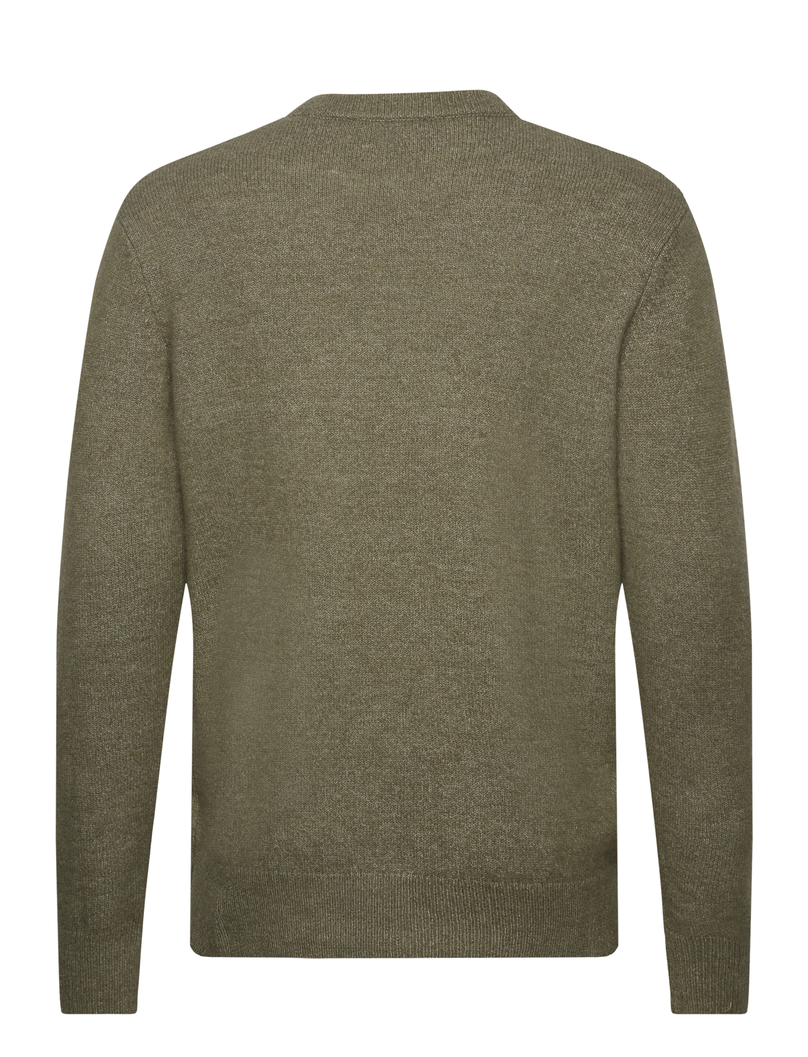 Les Deux - Encore Intarsia Recycled Knit - dusty moss/pine green - 2