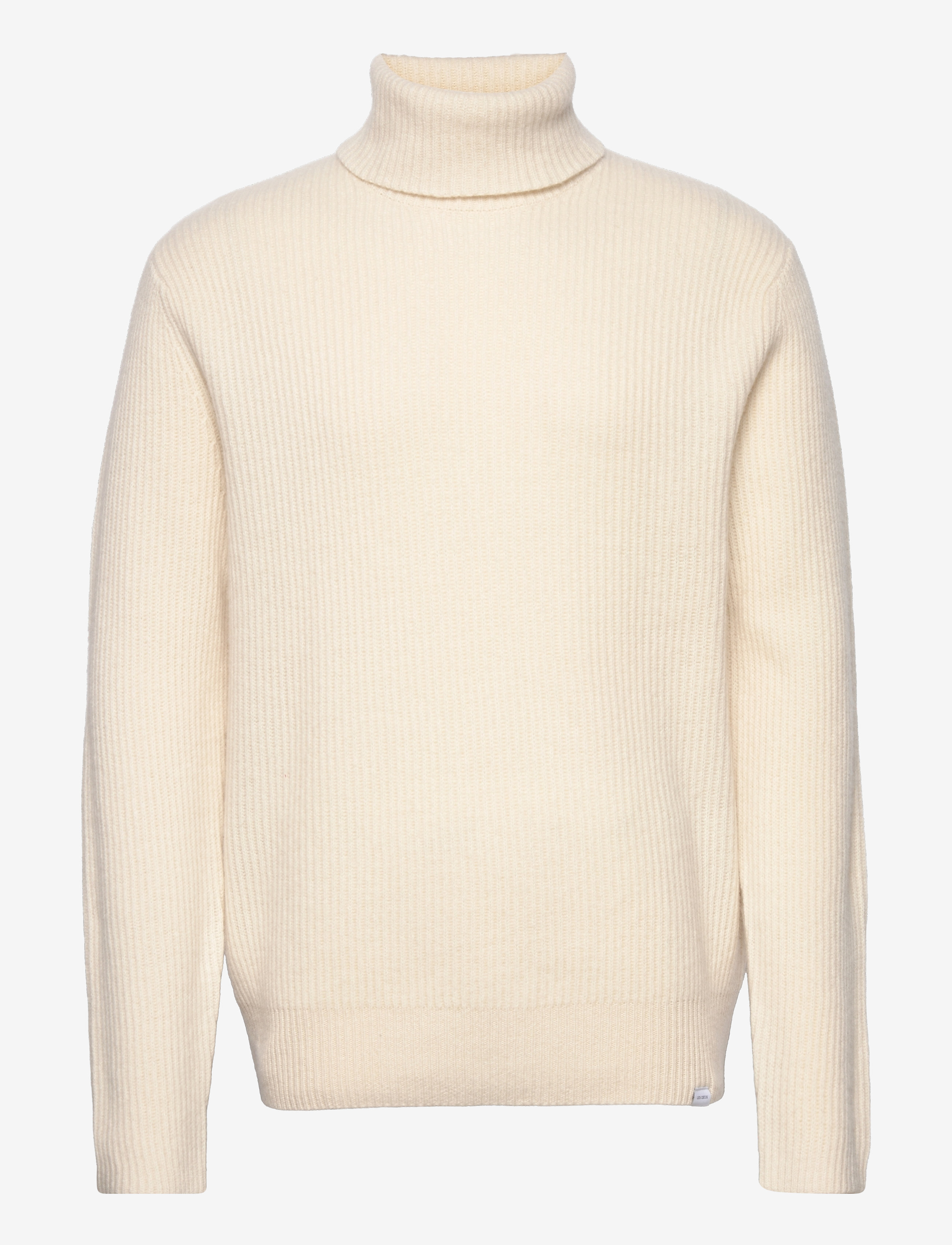 Les Deux - Eddie Wool Rib Rollneck Knit - ivory - 1