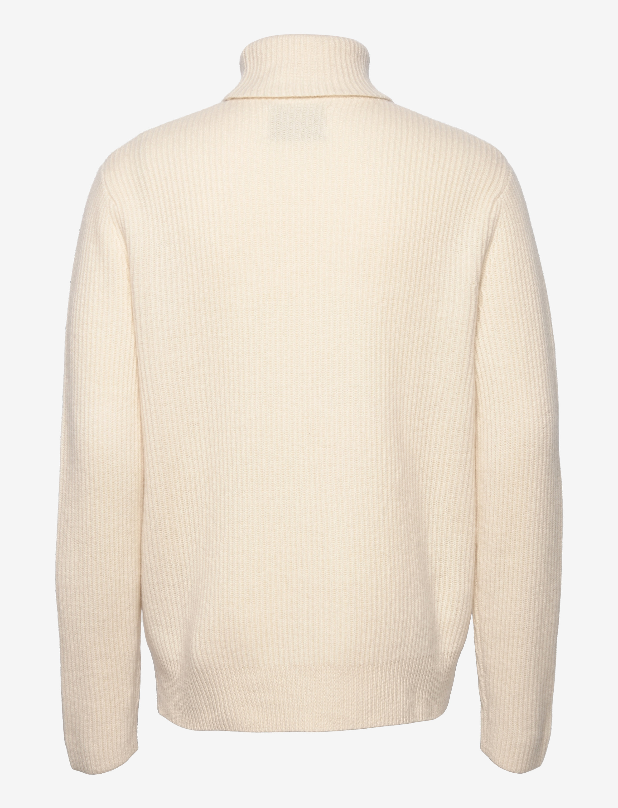 Les Deux - Eddie Wool Rib Rollneck Knit - ivory - 2