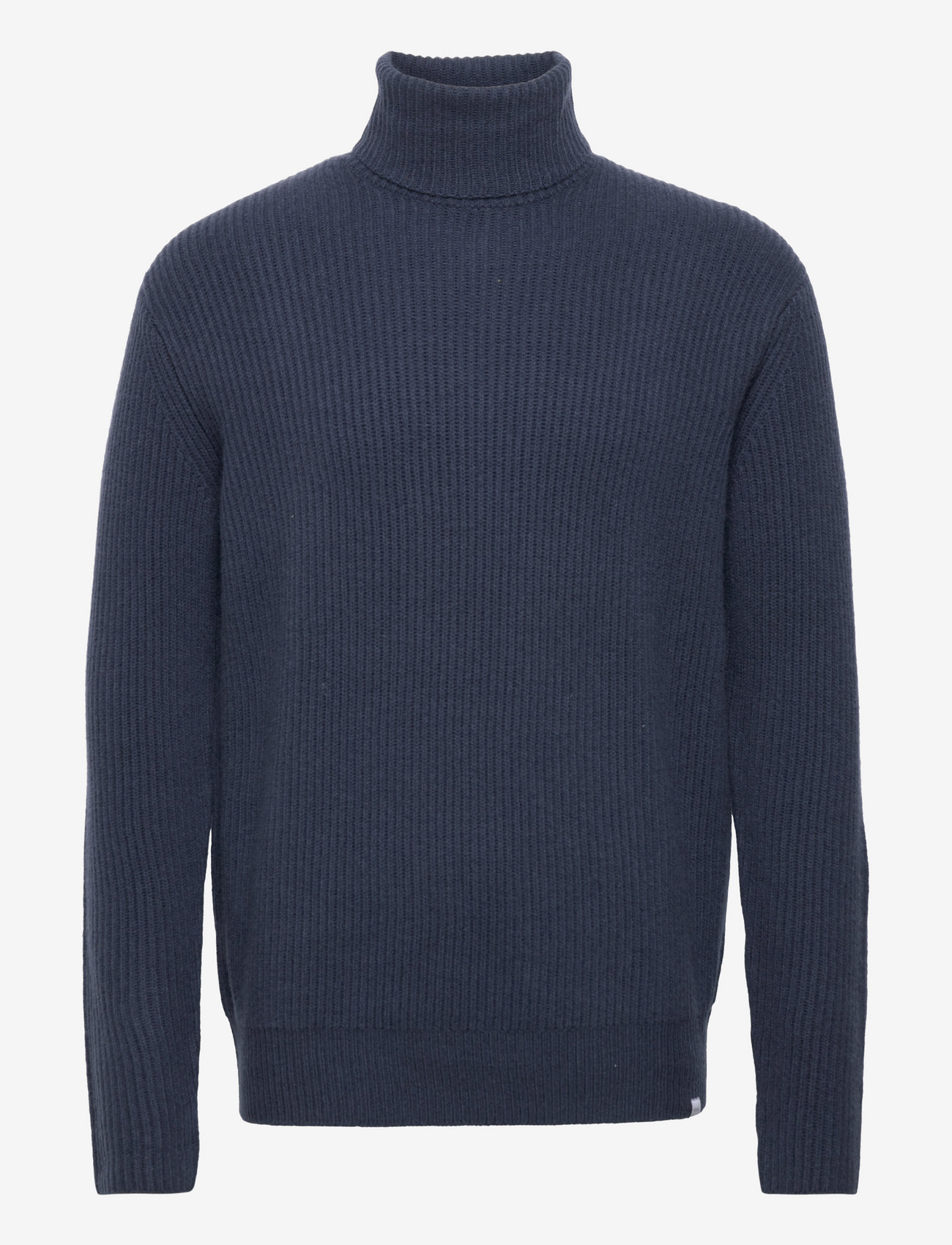 Les Deux - Eddie Wool Rib Rollneck Knit - india ink - 0