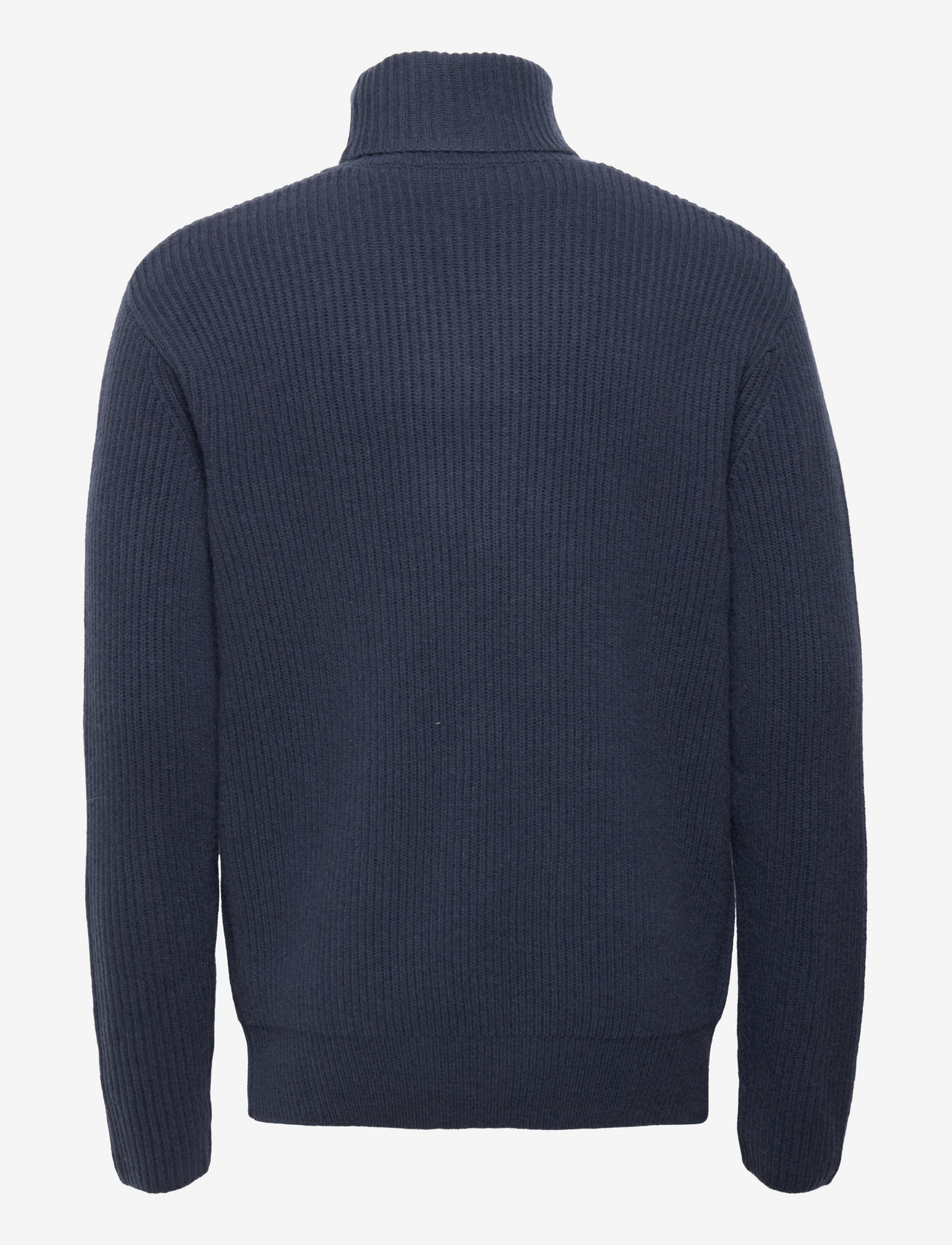 Les Deux - Eddie Wool Rib Rollneck Knit - india ink - 1