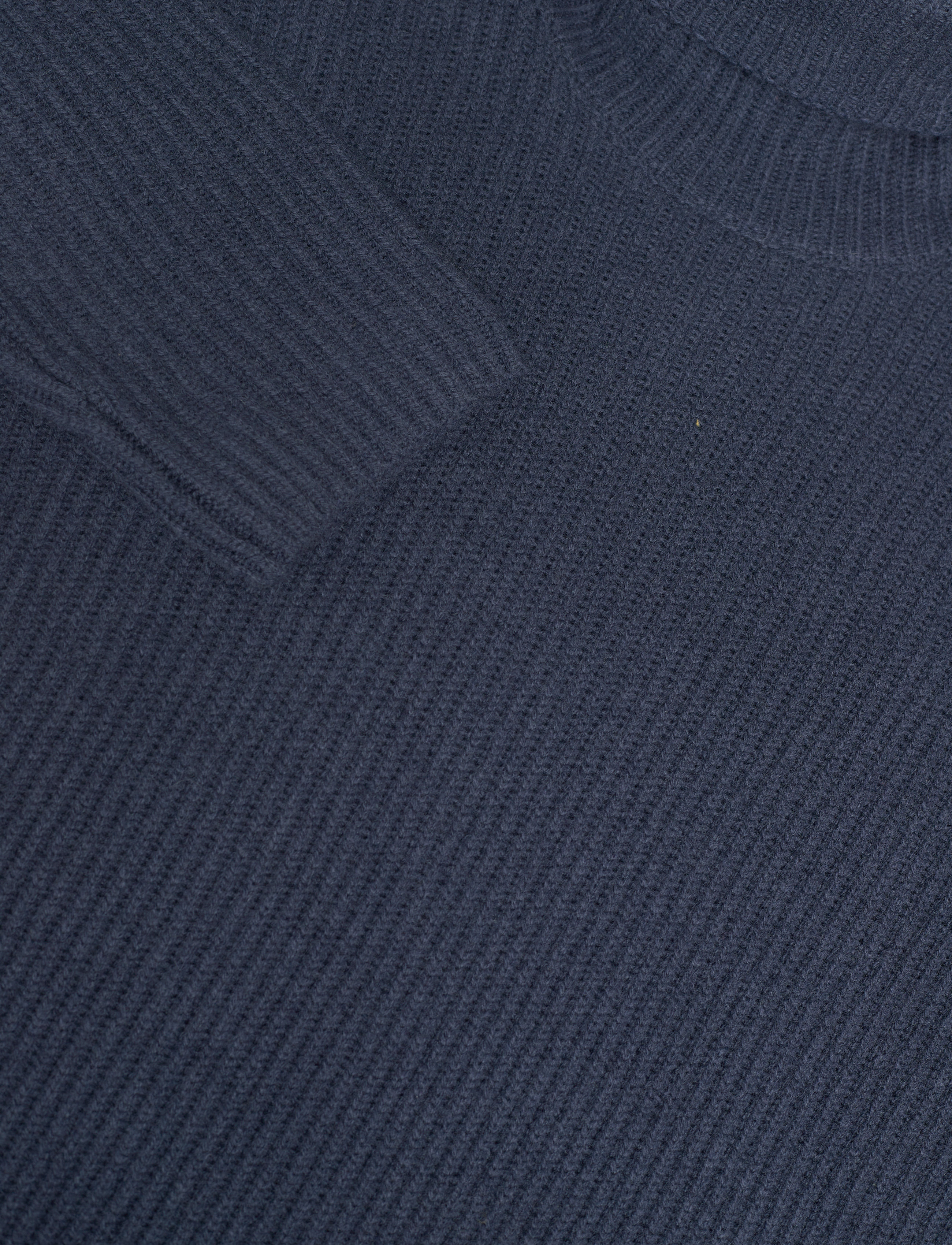 Les Deux - Eddie Wool Rib Rollneck Knit - india ink - 2