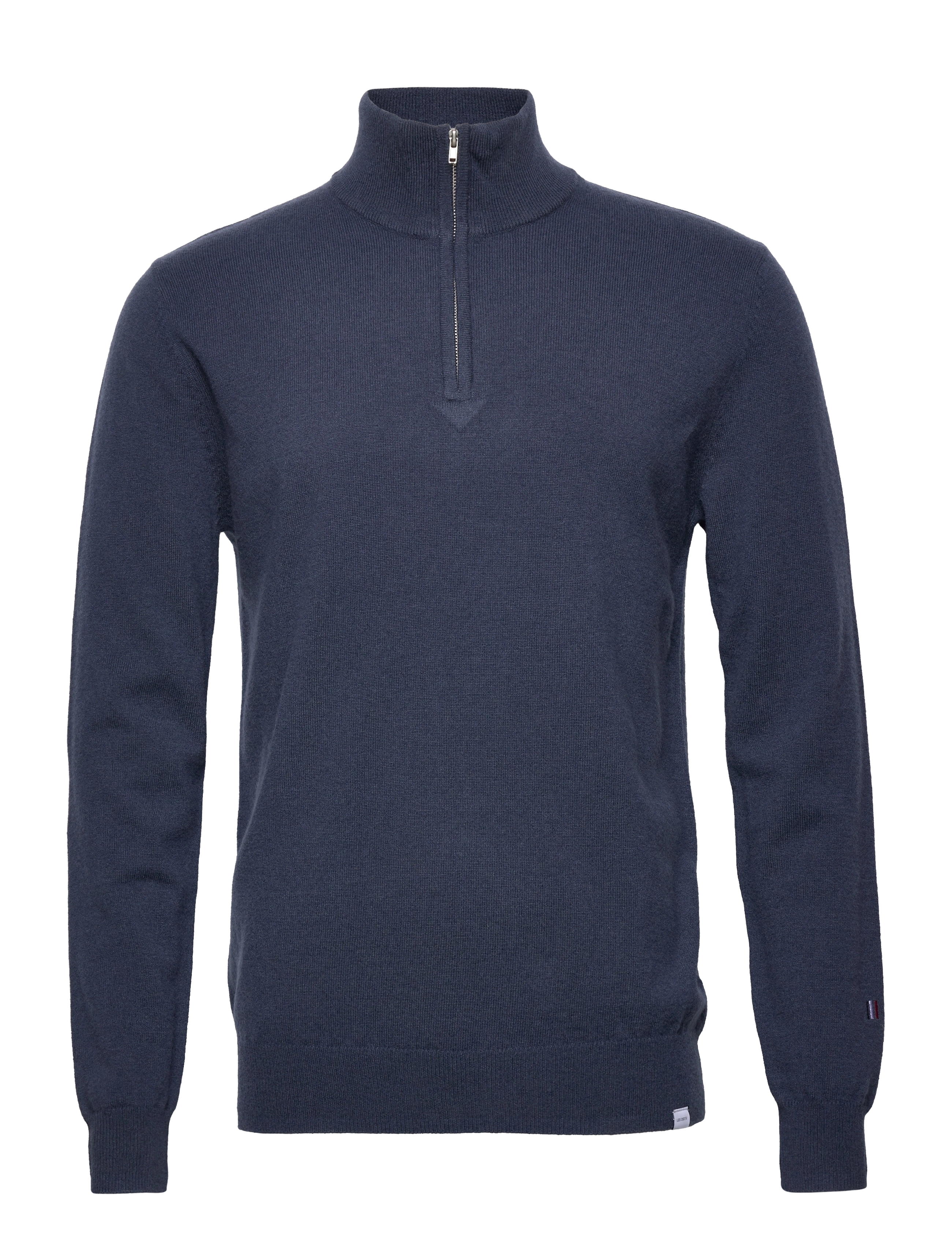 Les Deux - Edgar Half Zip Wool Knit - india ink - 0