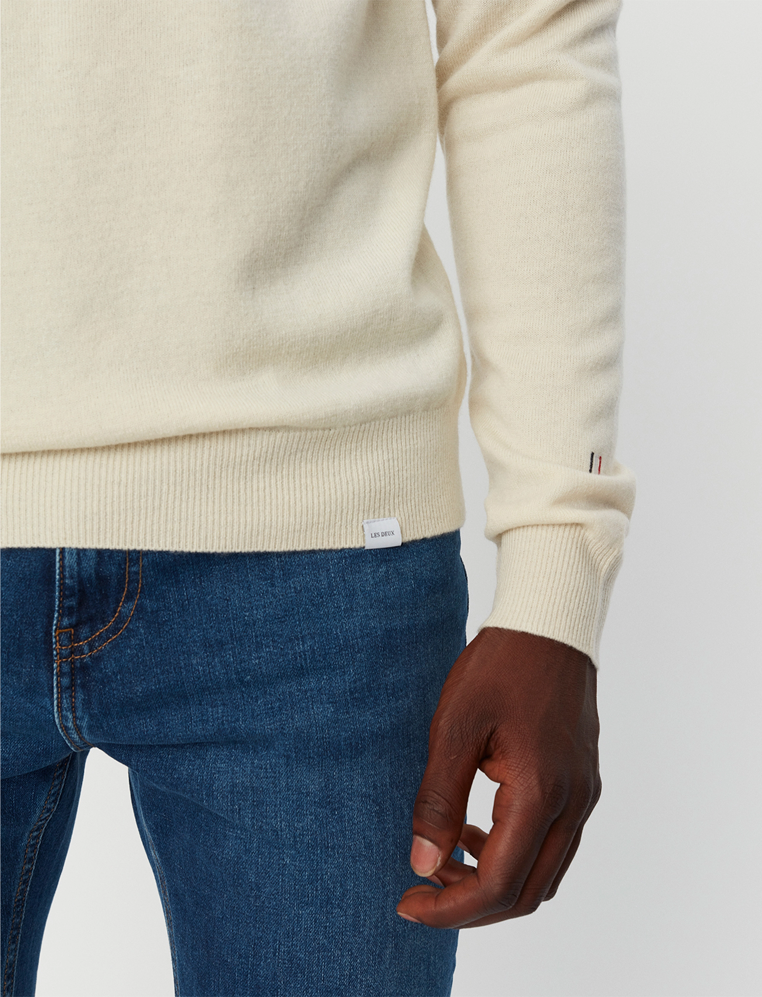Les Deux - Ethan Wool Knit - ivory - 3