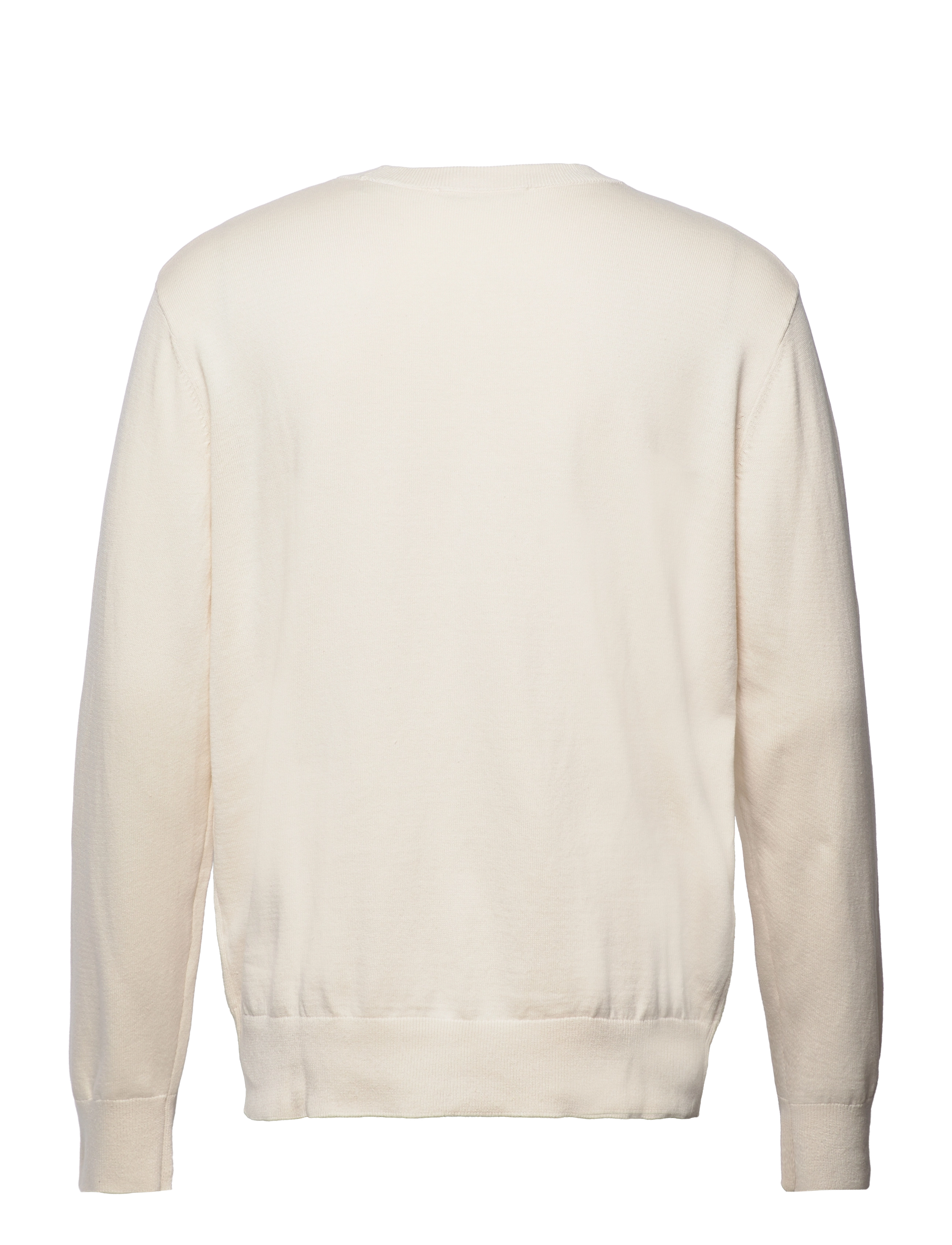 Les Deux - Encore Cotton Intarsia Knit - ivory/dark navy - 1