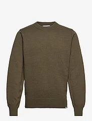 Les Deux - Gary Cotton Knit - nordic style - olive night - 0