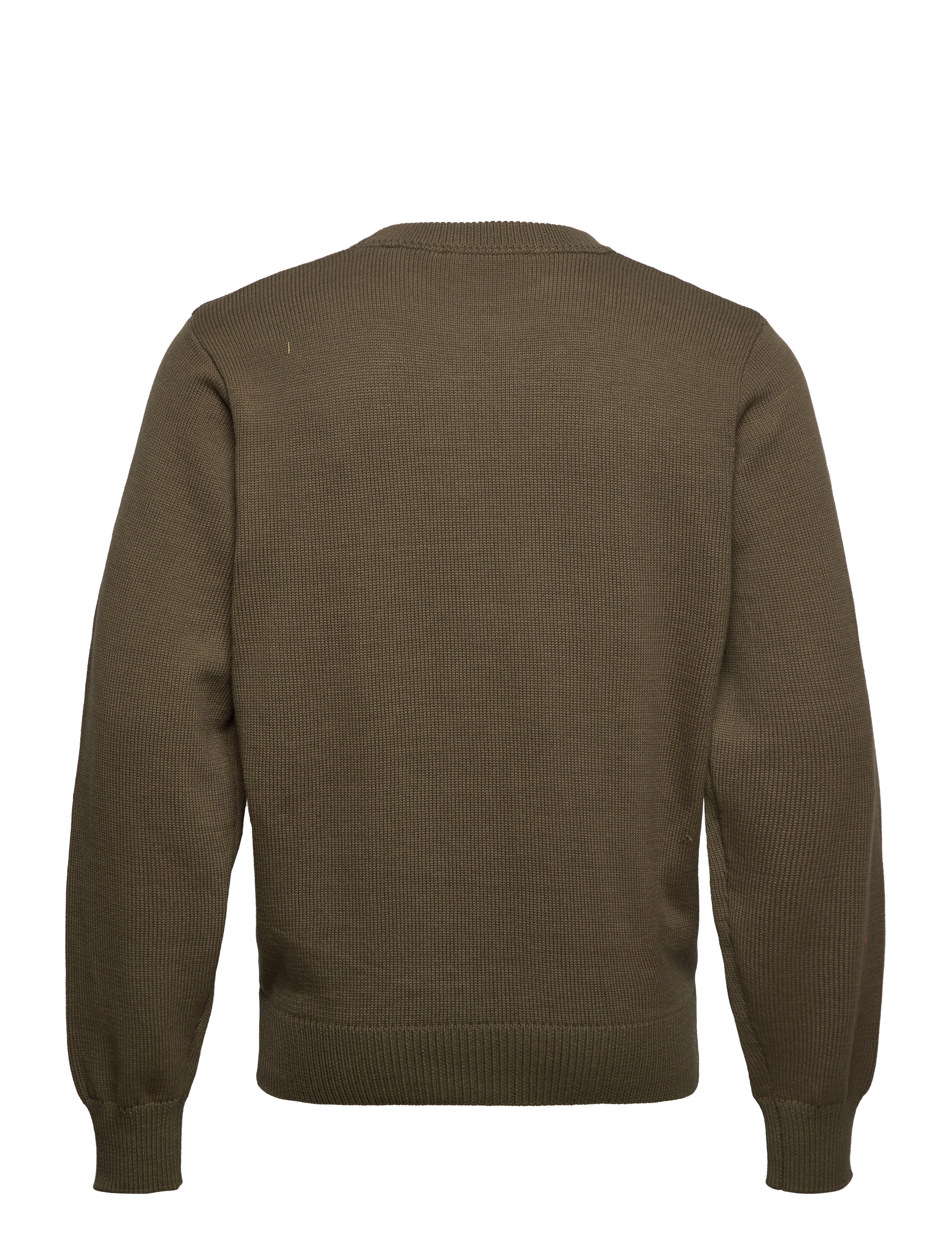 Les Deux - Gary Cotton Knit - olive night - 1