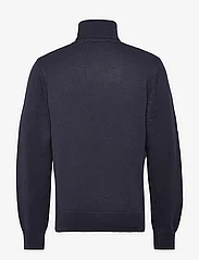 Les Deux - Grant Turtleneck Cotton Knit - megzti laisvalaikio drabužiai - dark navy - 1