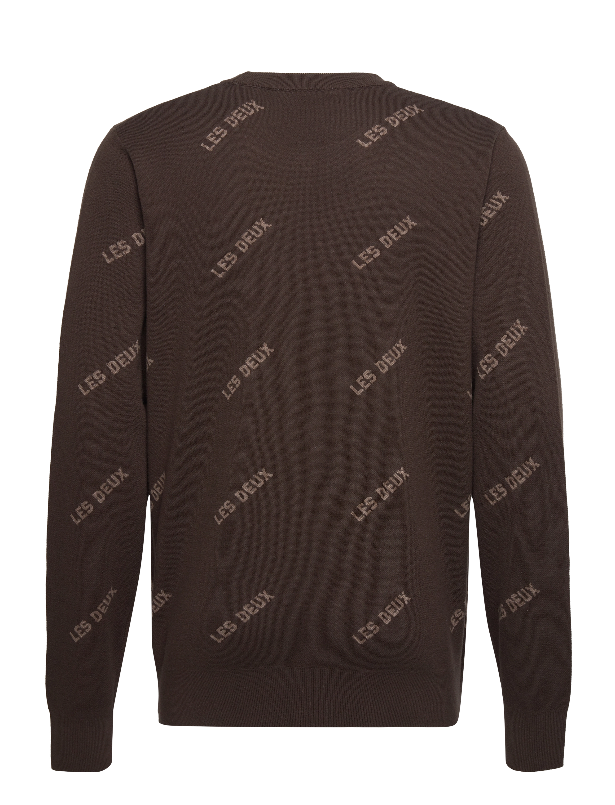 Les Deux - Les Deux Logo Cotton Knit - coffee brown/walnut - 1