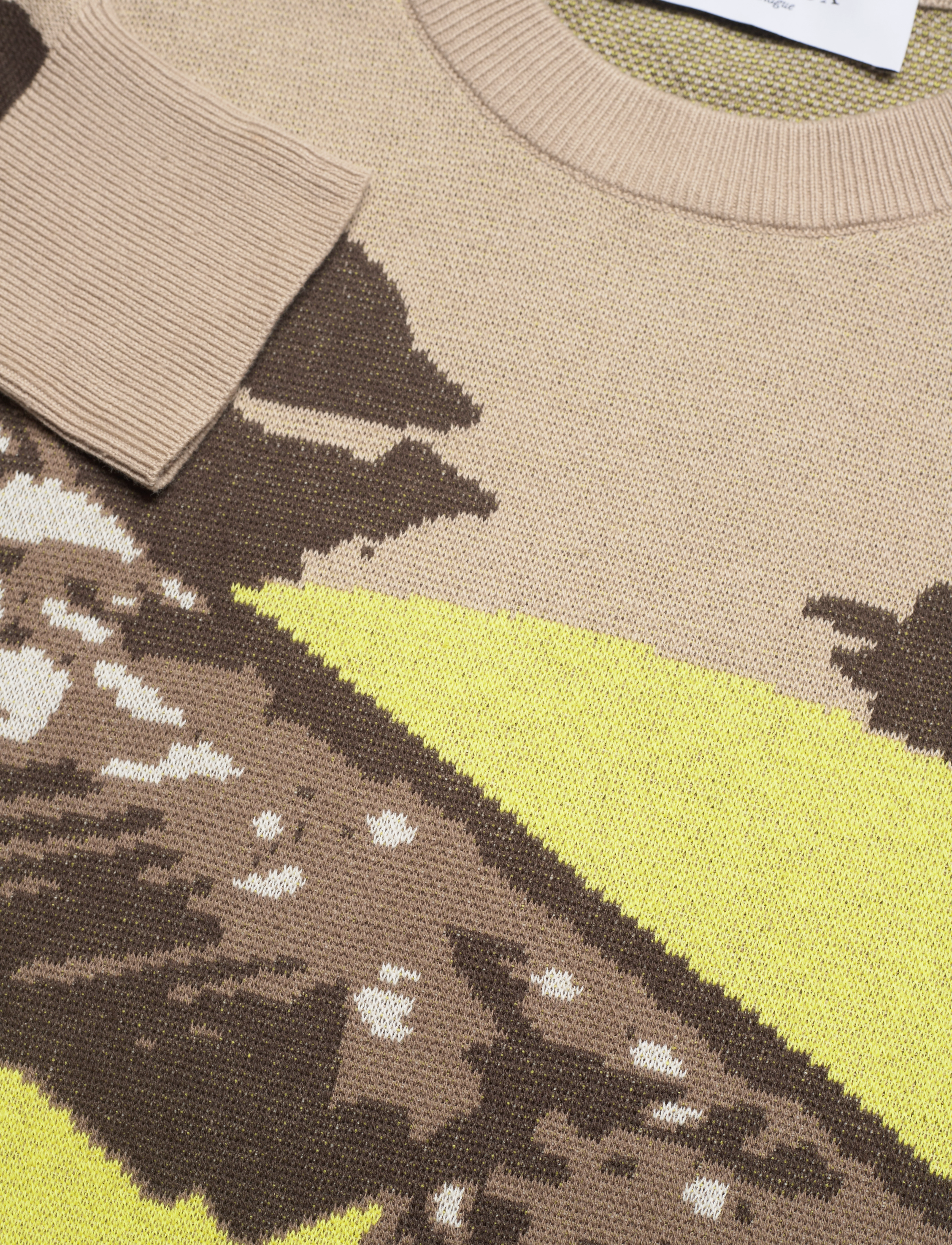 Les Deux - Eagle Cotton Knit - mountain grey camouflage - 3